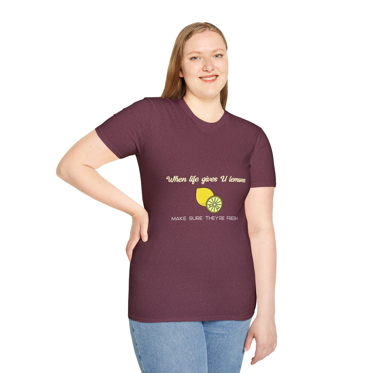 Funny Lemon Unisex T-Shirt - Life Giving Lemons Fresh Design
