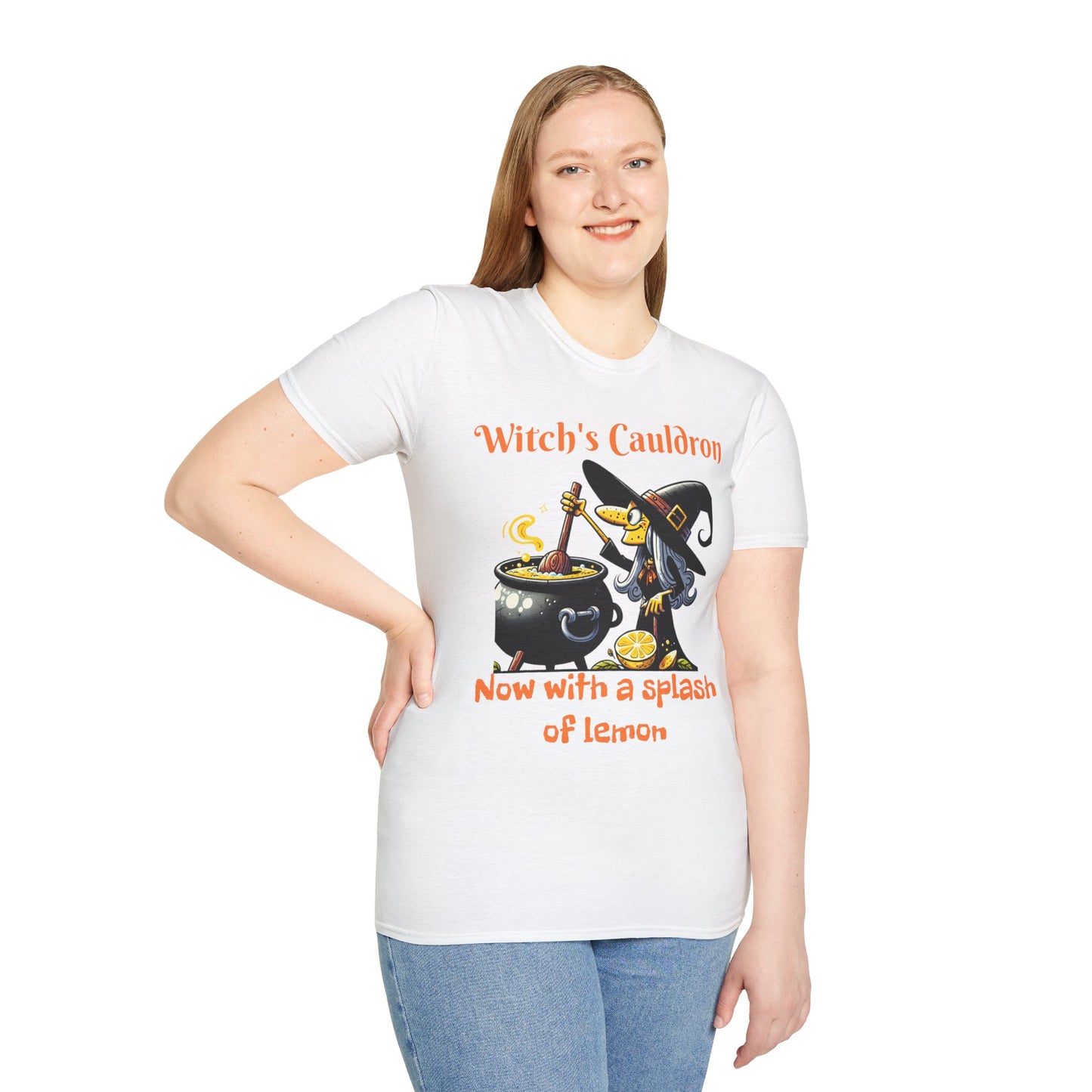 Halloween Witch Cauldron Softstyle T-Shirt