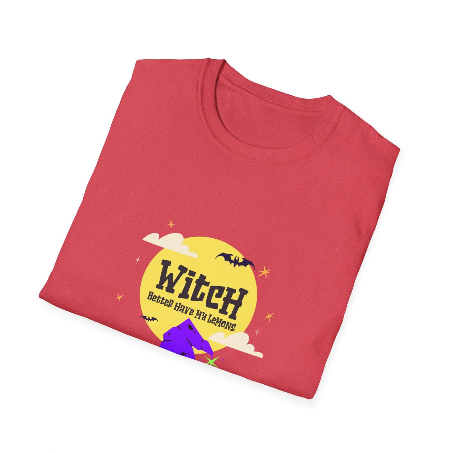 Funny Witch Moon Unisex T-Shirt - Witch Better Have My Lemons Halloween Tee
