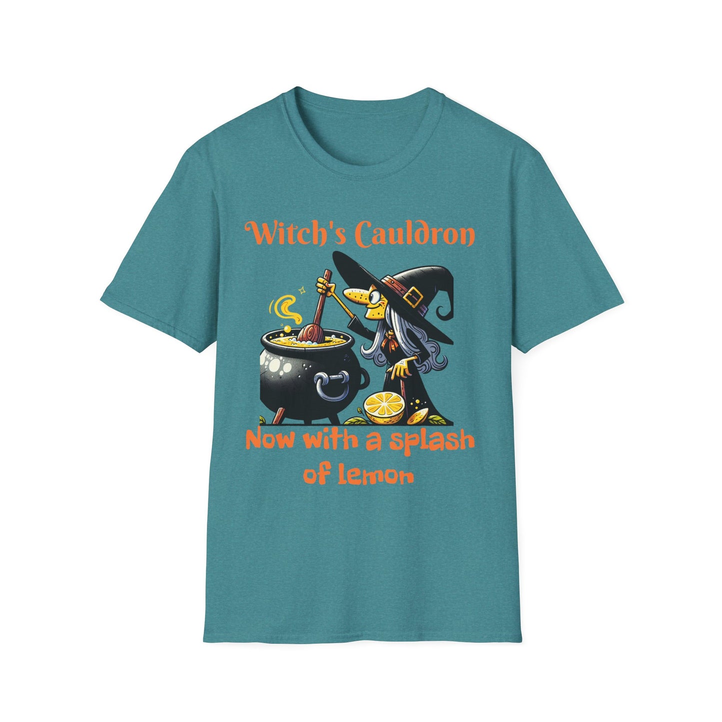 Halloween Witch Cauldron Softstyle T-Shirt