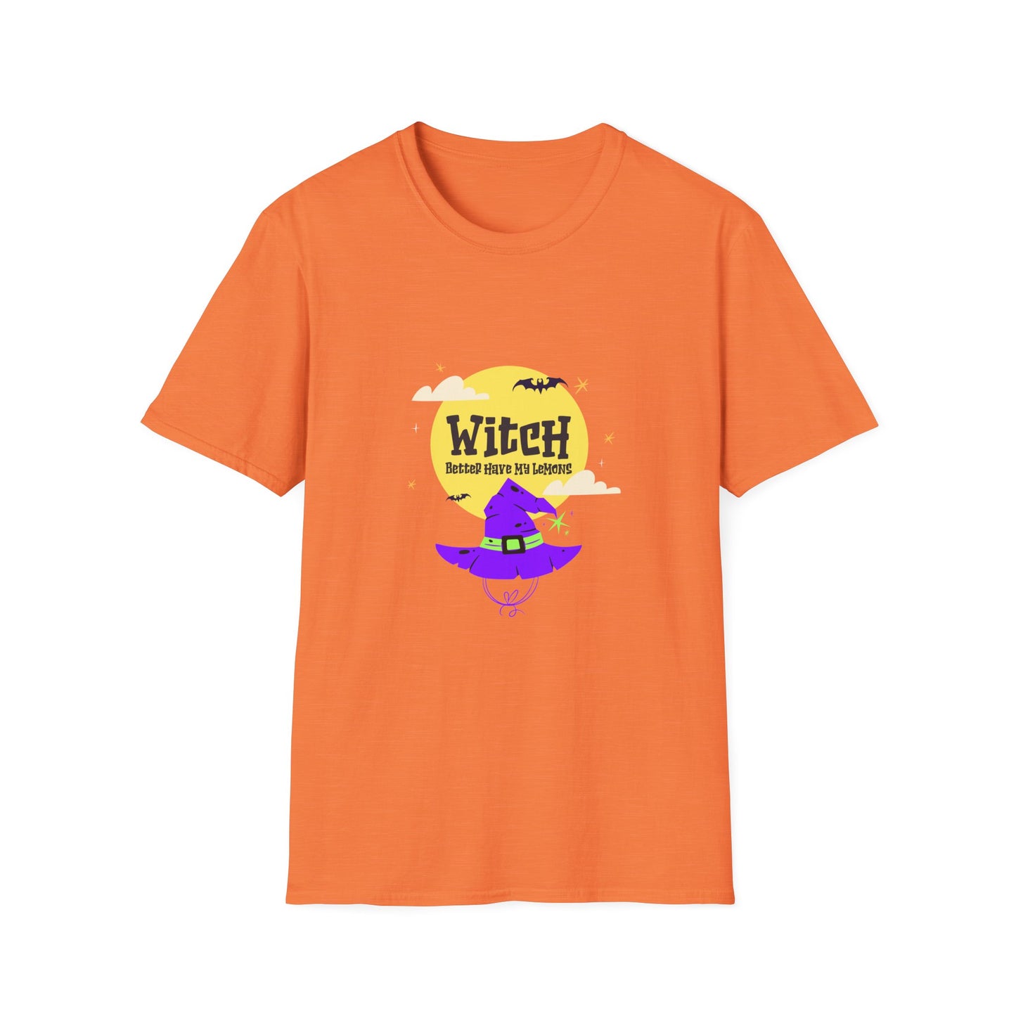 Funny Witch Moon Unisex T-Shirt - Witch Better Have My Lemons Halloween Tee