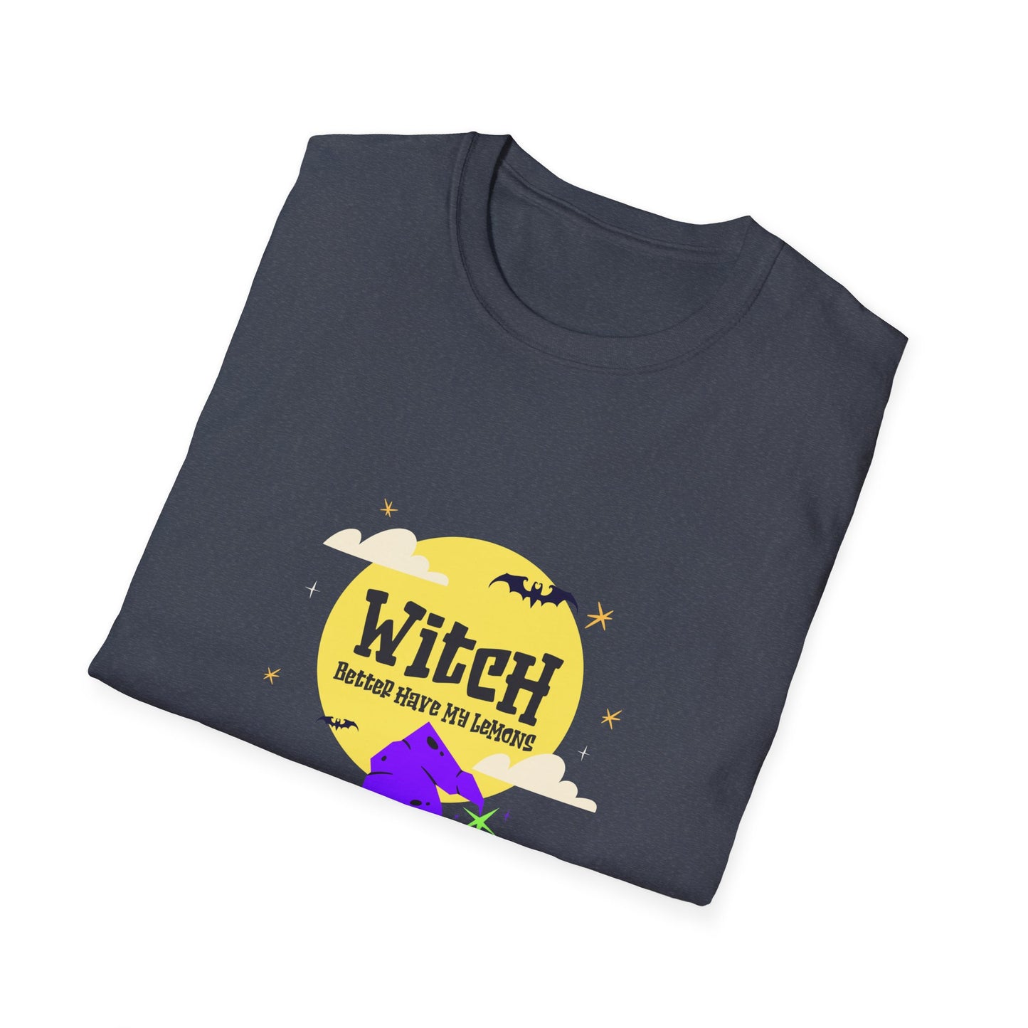 Funny Witch Moon Unisex T-Shirt - Witch Better Have My Lemons Halloween Tee