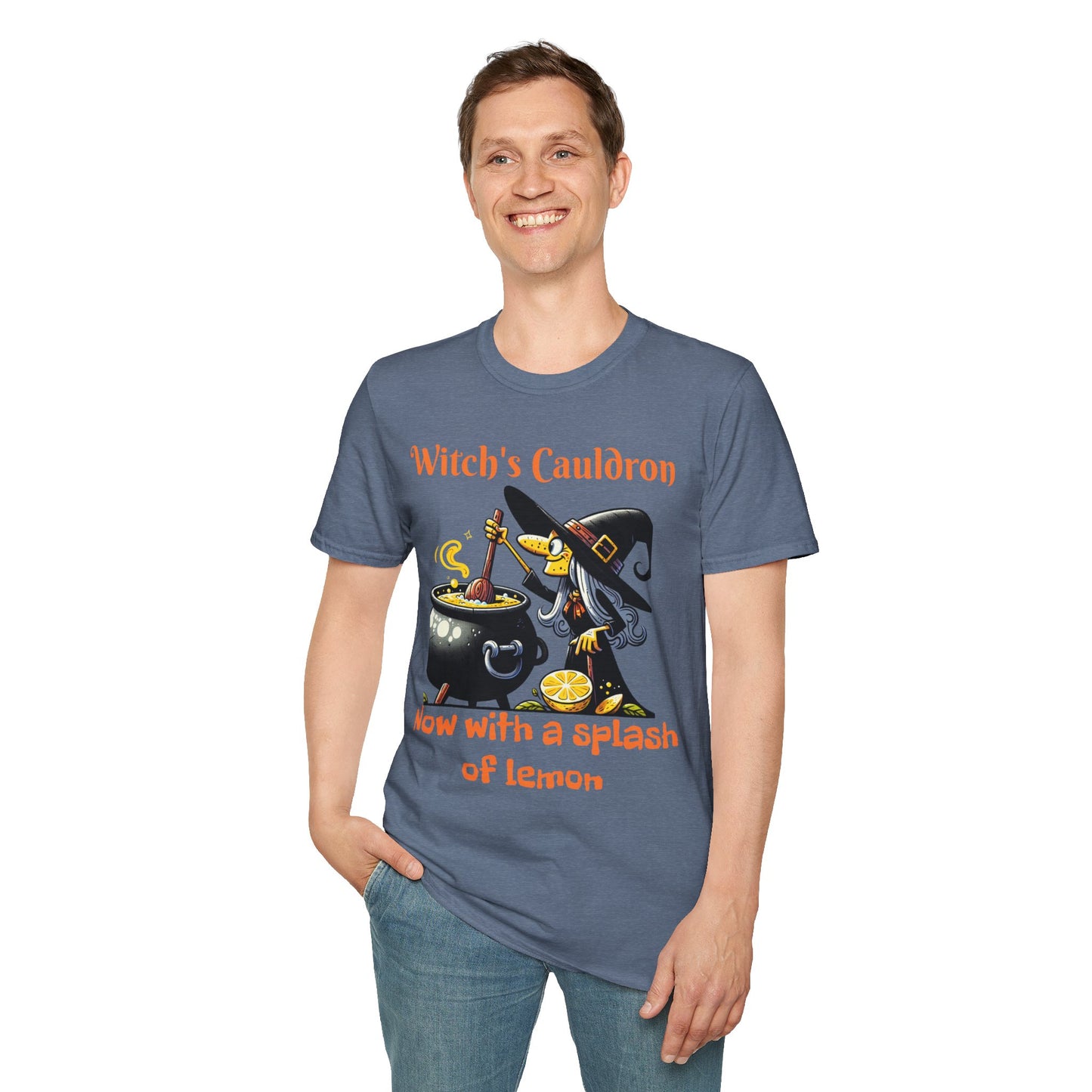 Halloween Witch Cauldron Softstyle T-Shirt