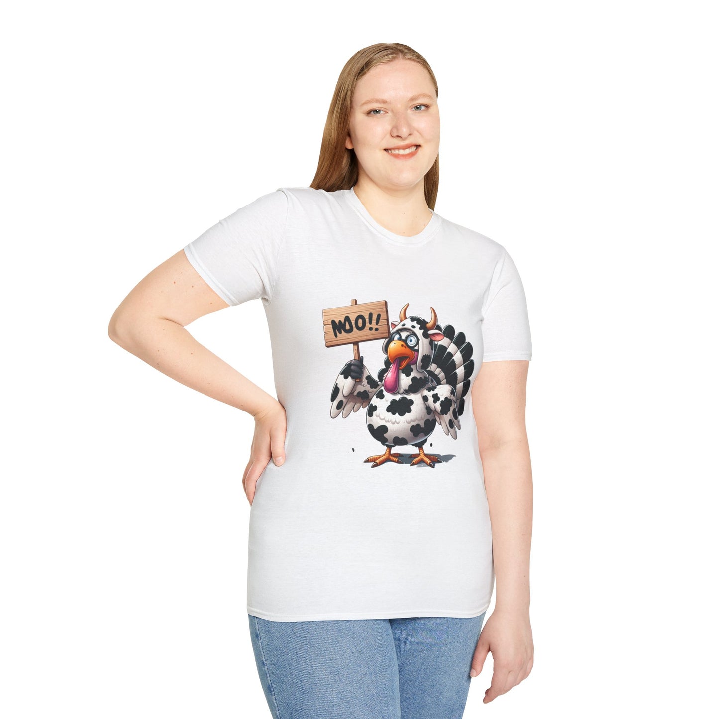 Unisex Tee - Cow-Turkey Funny Thanksgiving Shirt