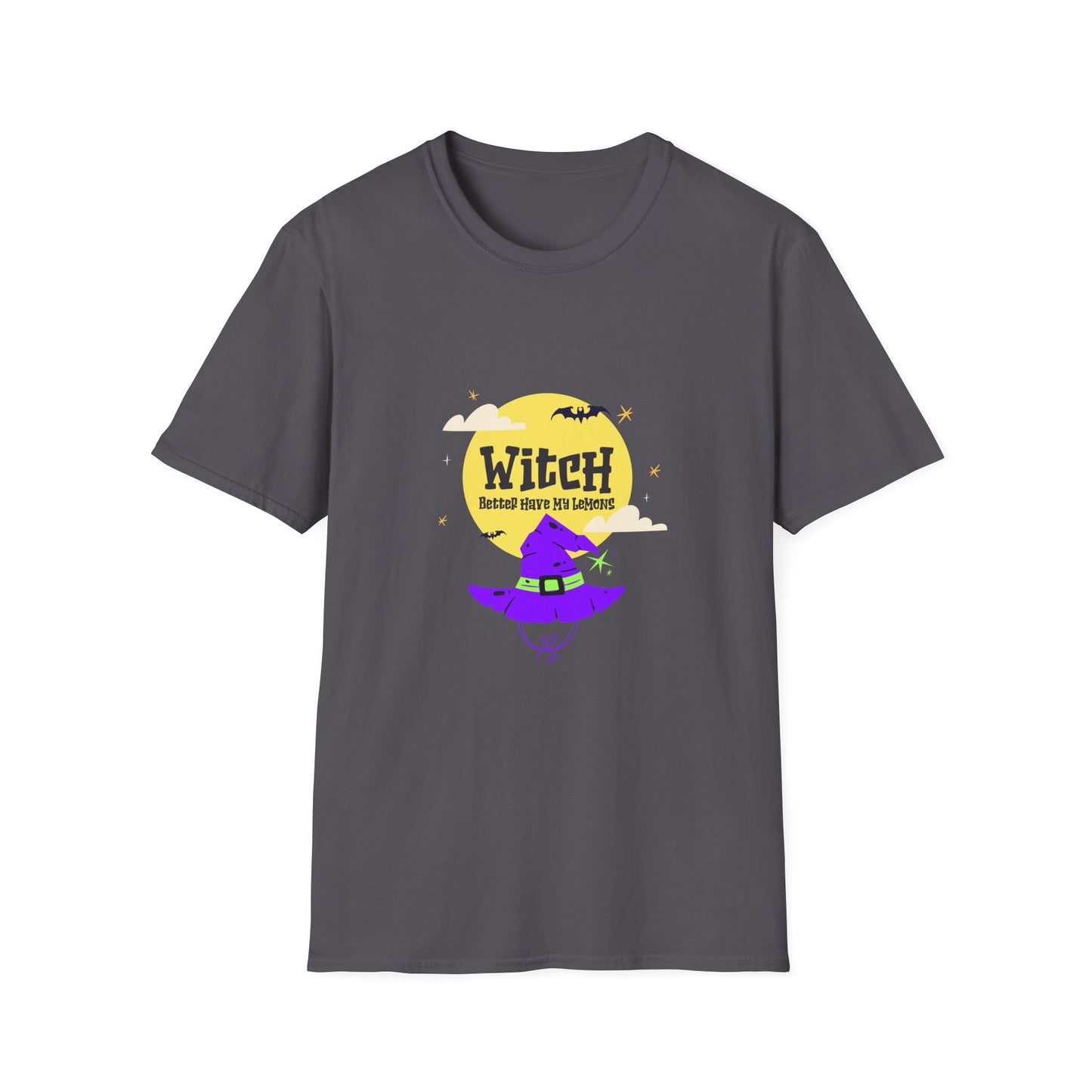 Funny Witch Moon Unisex T-Shirt - Witch Better Have My Lemons Halloween Tee