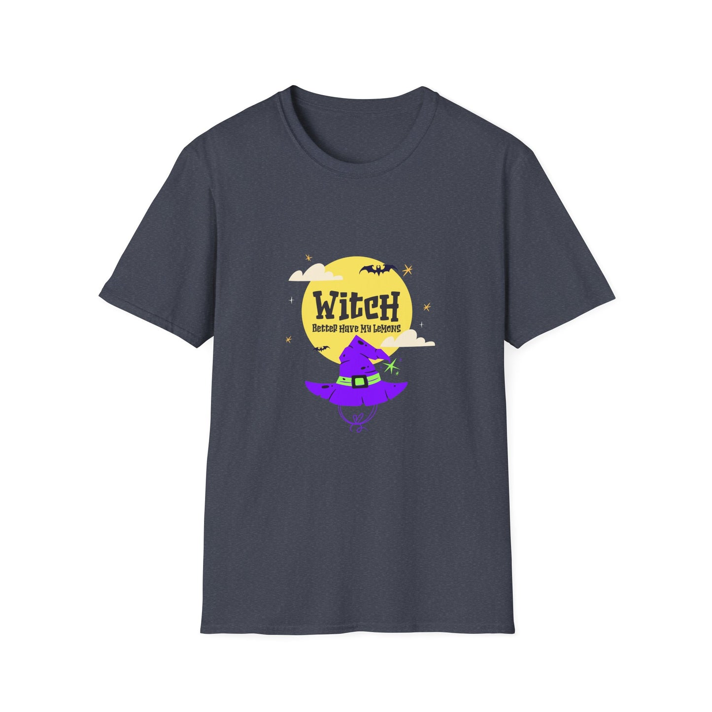 Funny Witch Moon Unisex T-Shirt - Witch Better Have My Lemons Halloween Tee