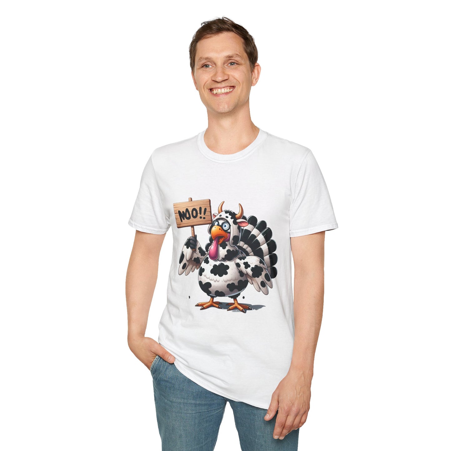 Unisex Tee - Cow-Turkey Funny Thanksgiving Shirt