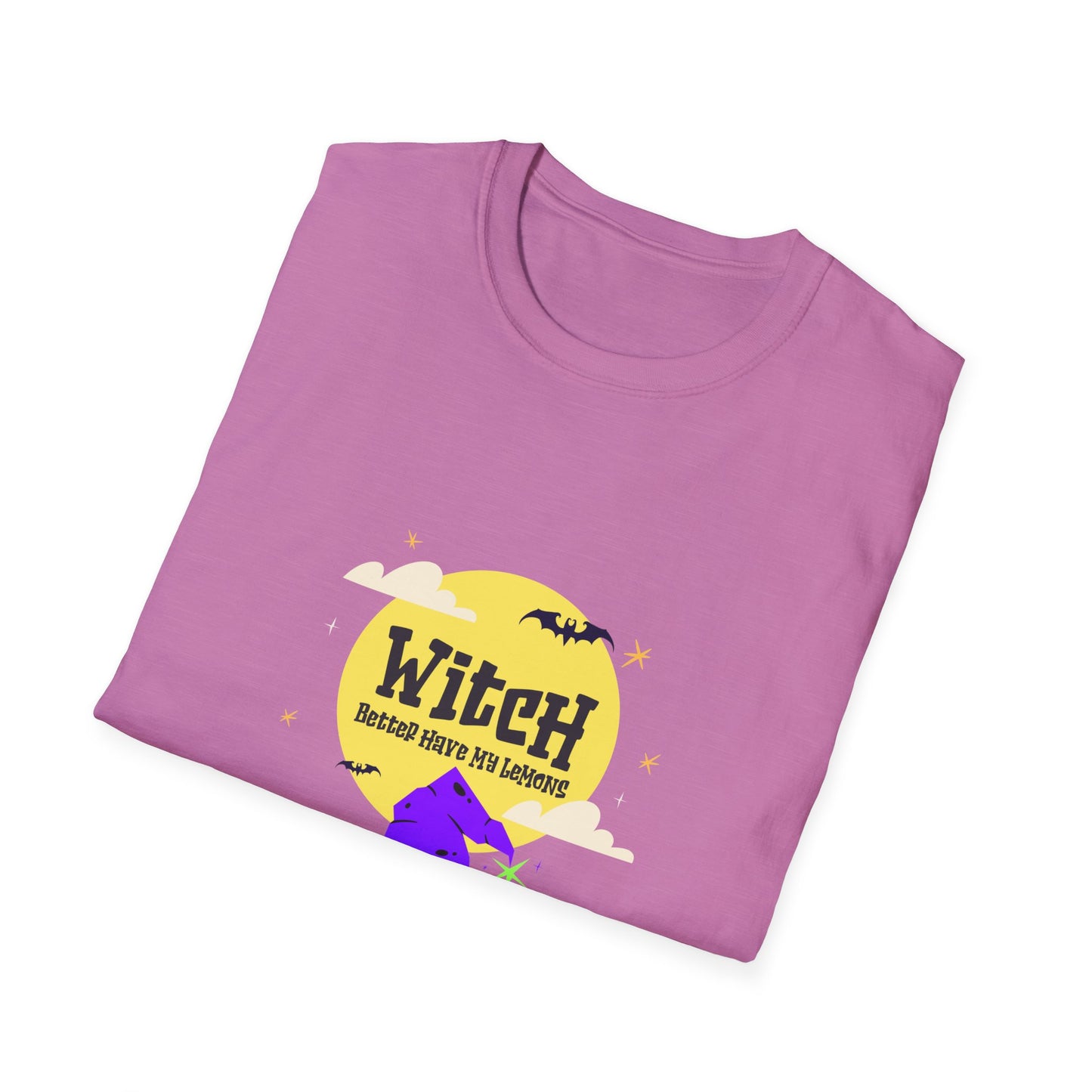 Funny Witch Moon Unisex T-Shirt - Witch Better Have My Lemons Halloween Tee