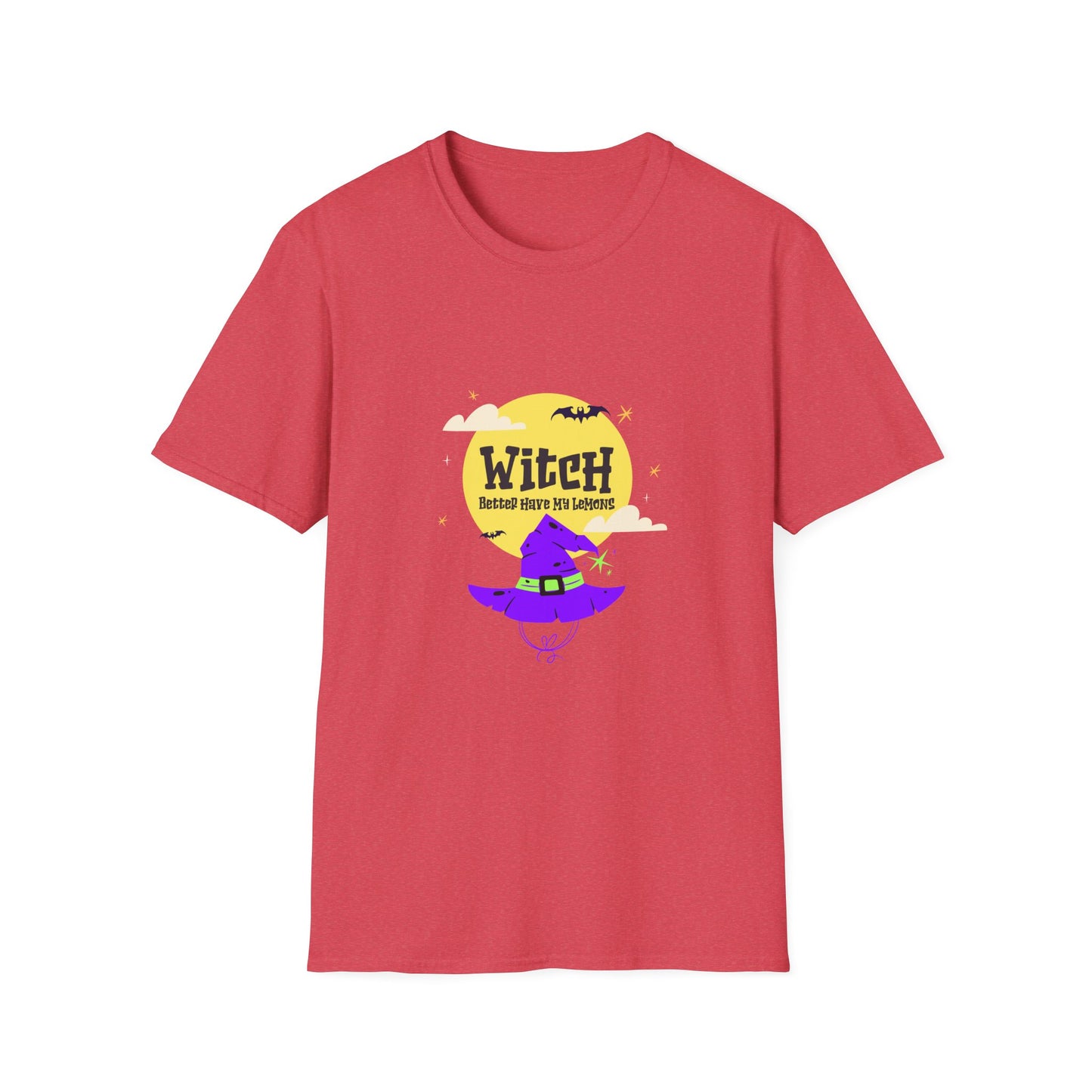 Funny Witch Moon Unisex T-Shirt - Witch Better Have My Lemons Halloween Tee