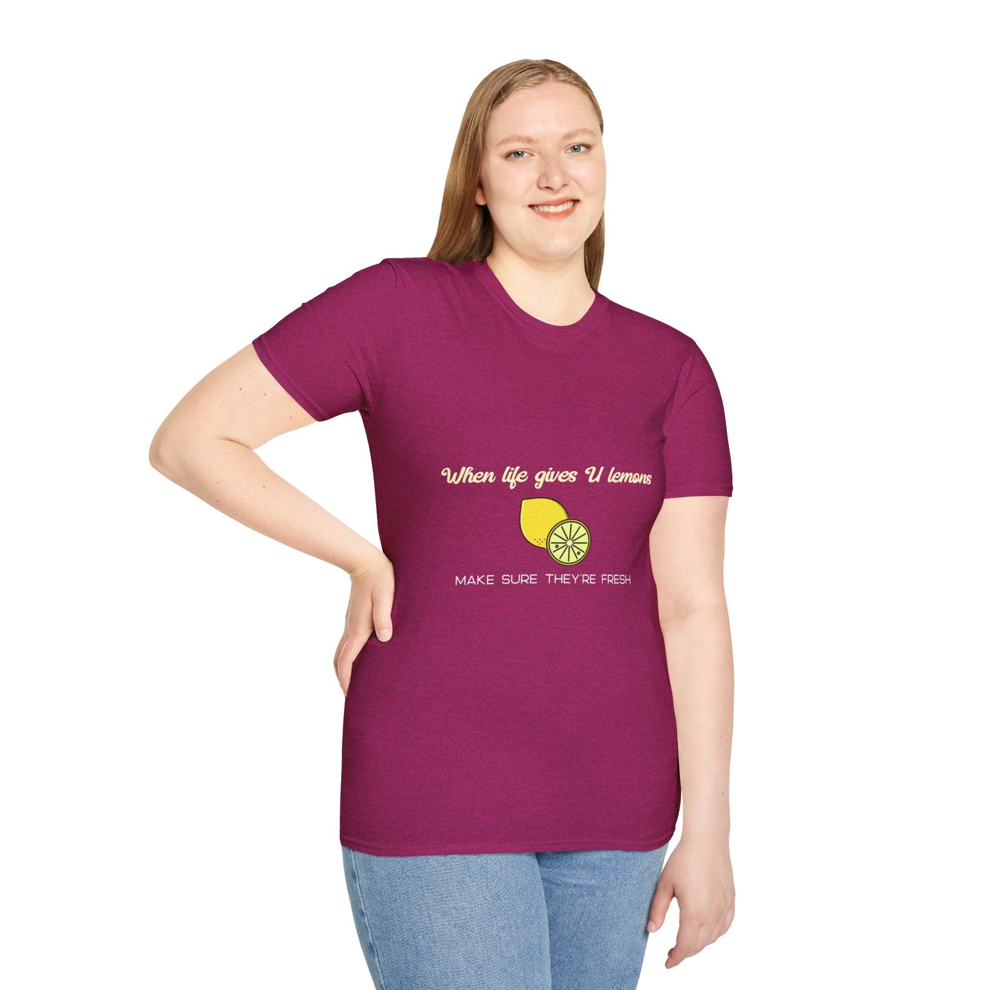 Funny Lemon Unisex T-Shirt - Life Giving Lemons Fresh Design