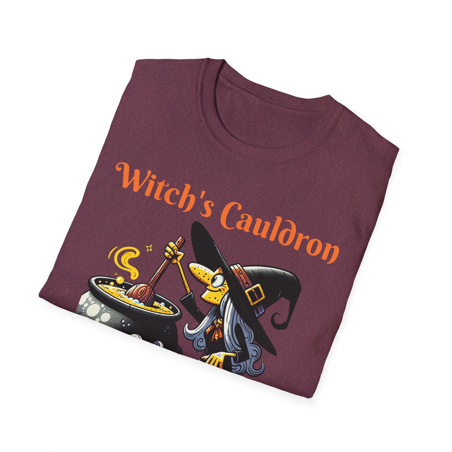 Halloween Witch Cauldron Softstyle T-Shirt