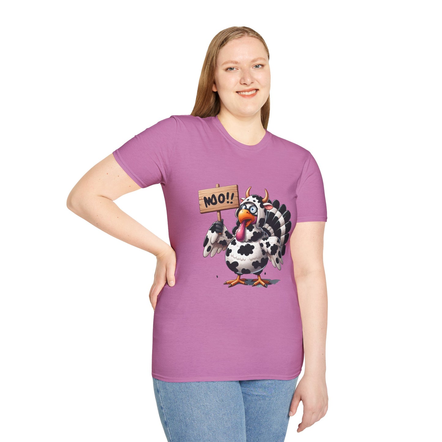 Unisex Tee - Cow-Turkey Funny Thanksgiving Shirt