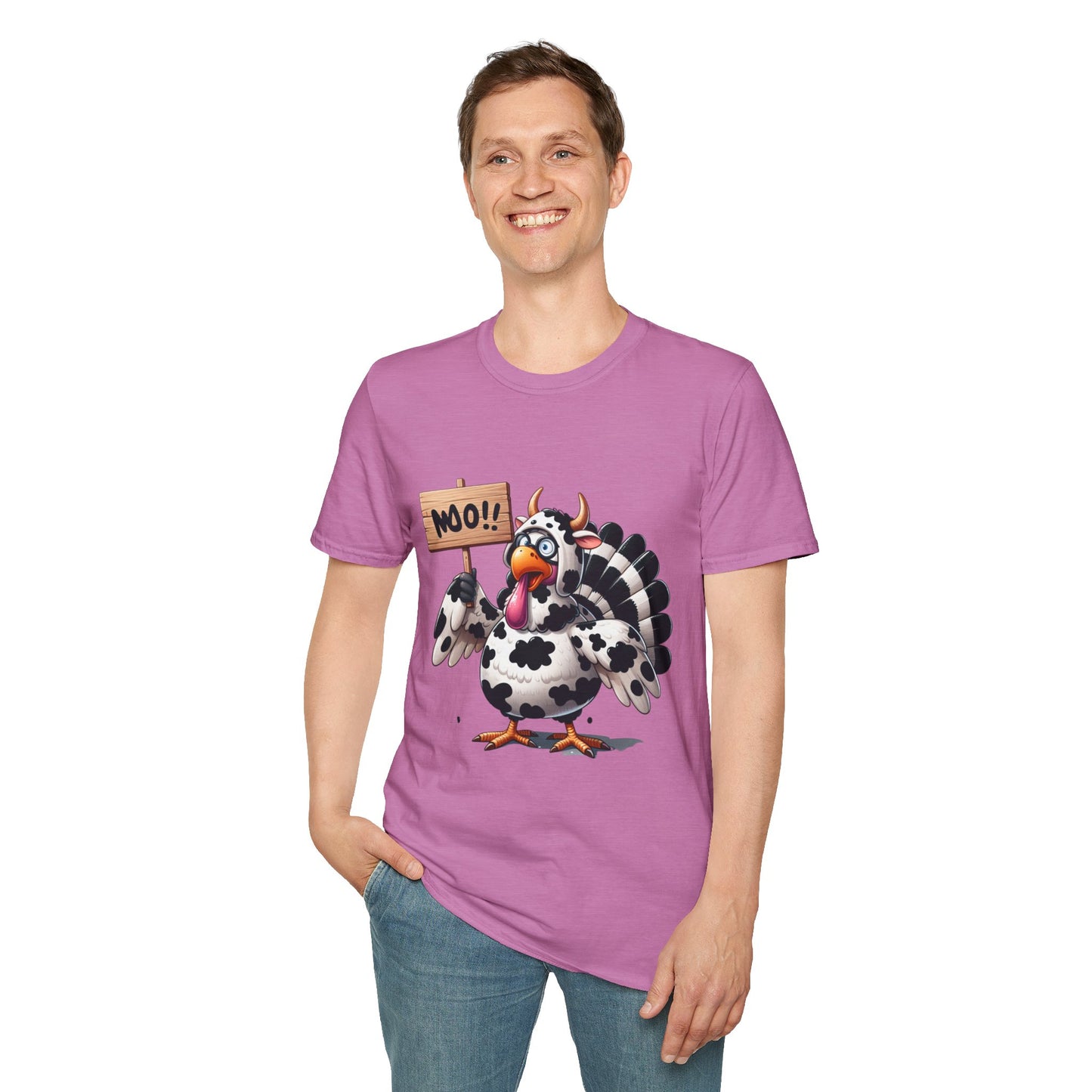 Unisex Tee - Cow-Turkey Funny Thanksgiving Shirt