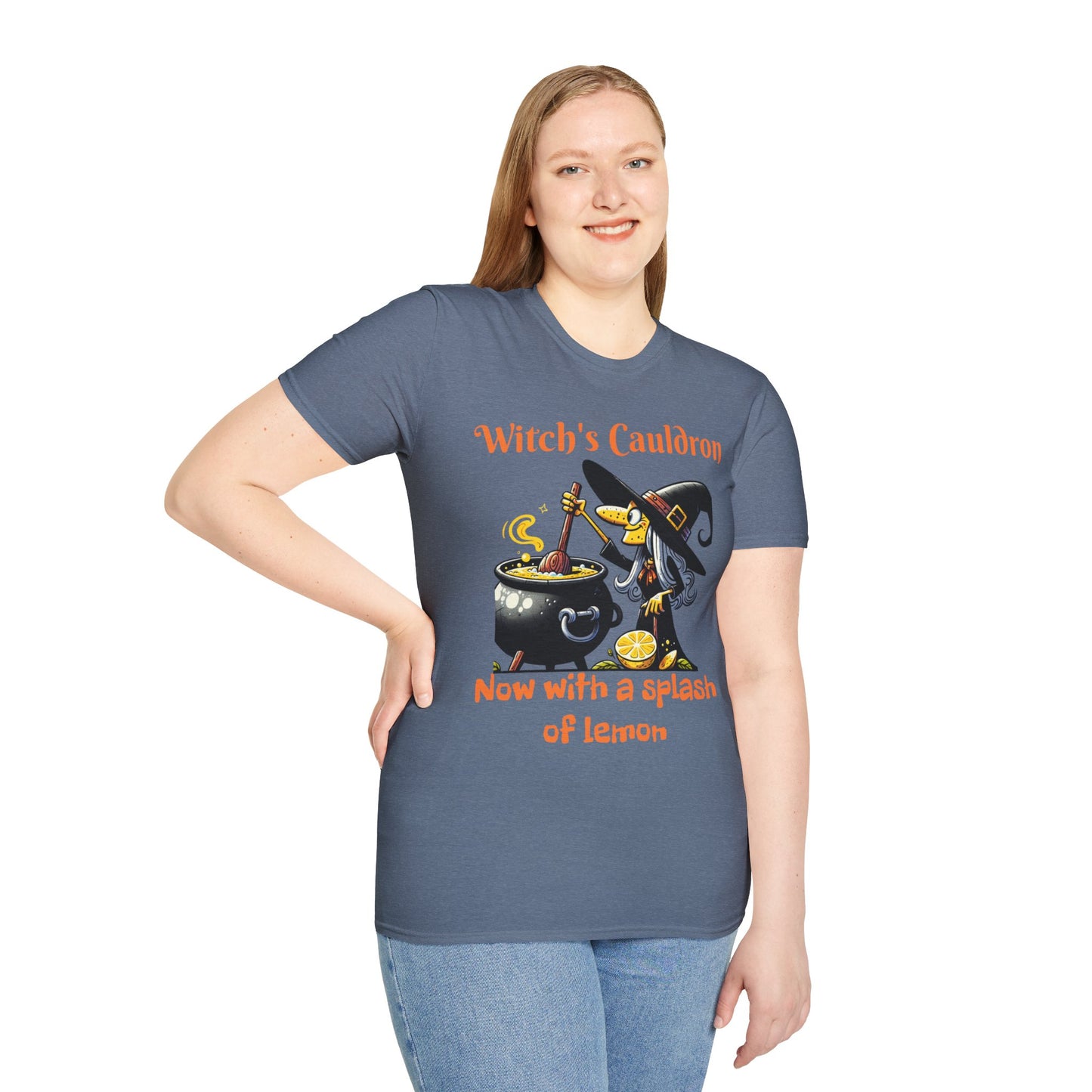 Halloween Witch Cauldron Softstyle T-Shirt