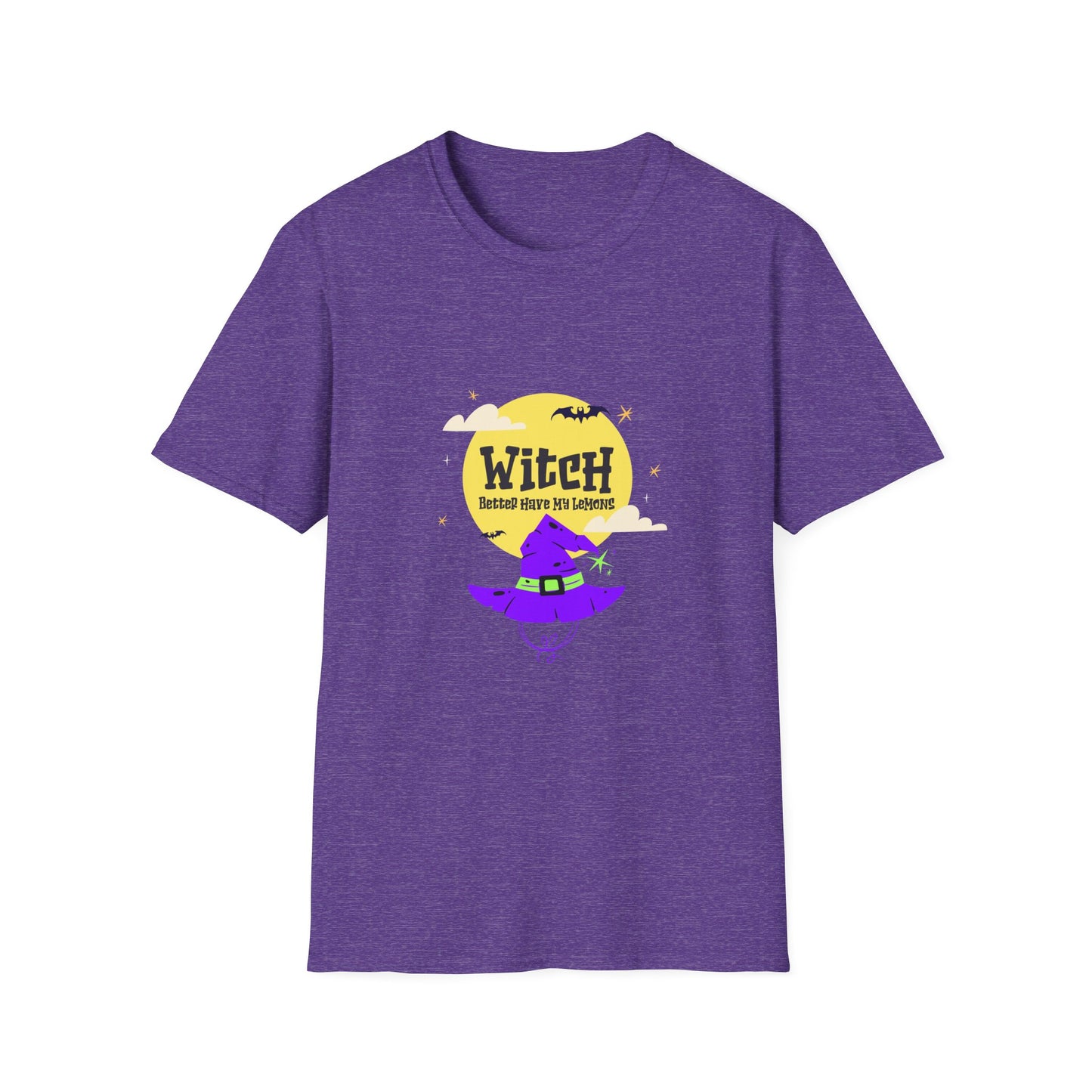 Funny Witch Moon Unisex T-Shirt - Witch Better Have My Lemons Halloween Tee
