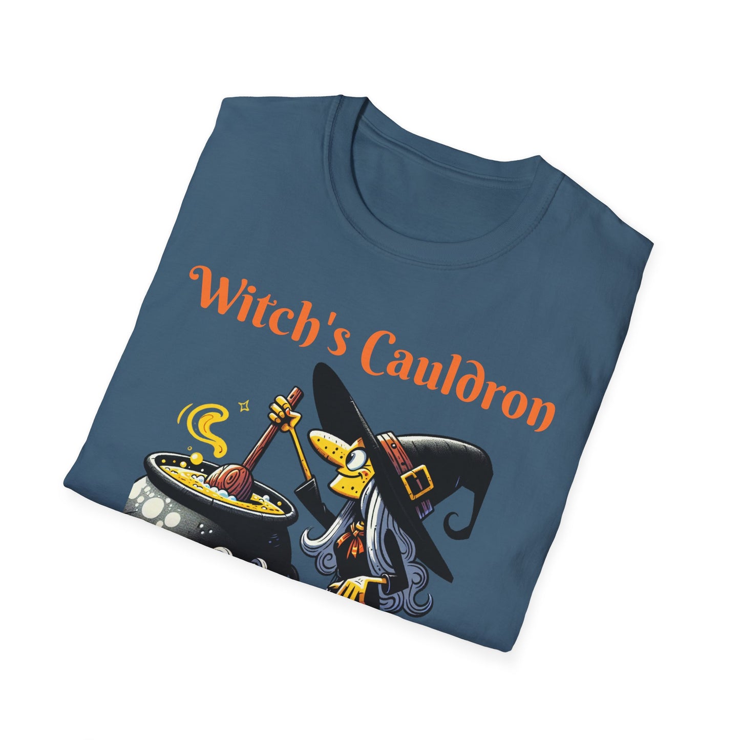 Halloween Witch Cauldron Softstyle T-Shirt