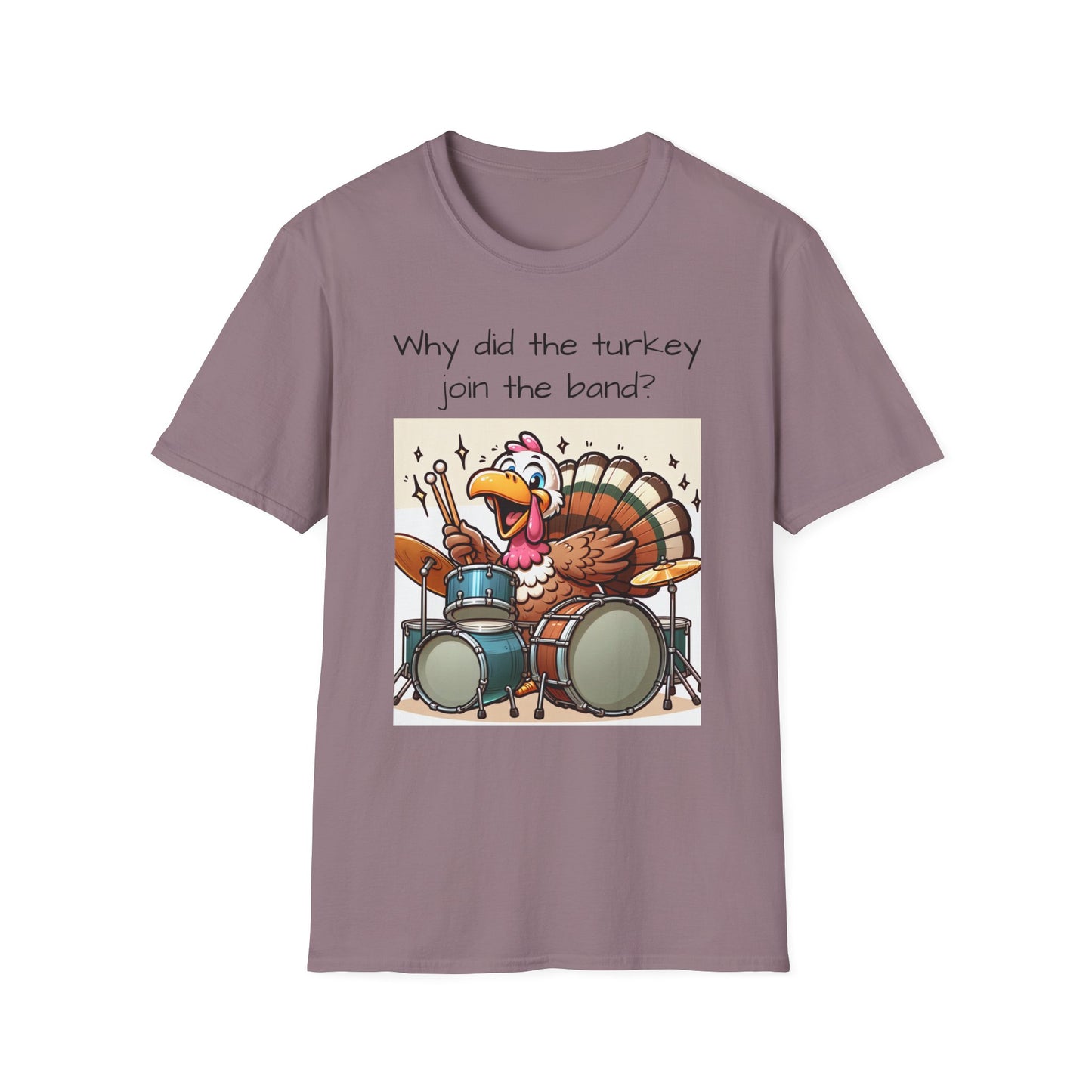 Funny Thanksgiving Turkey Drummer T-Shirt