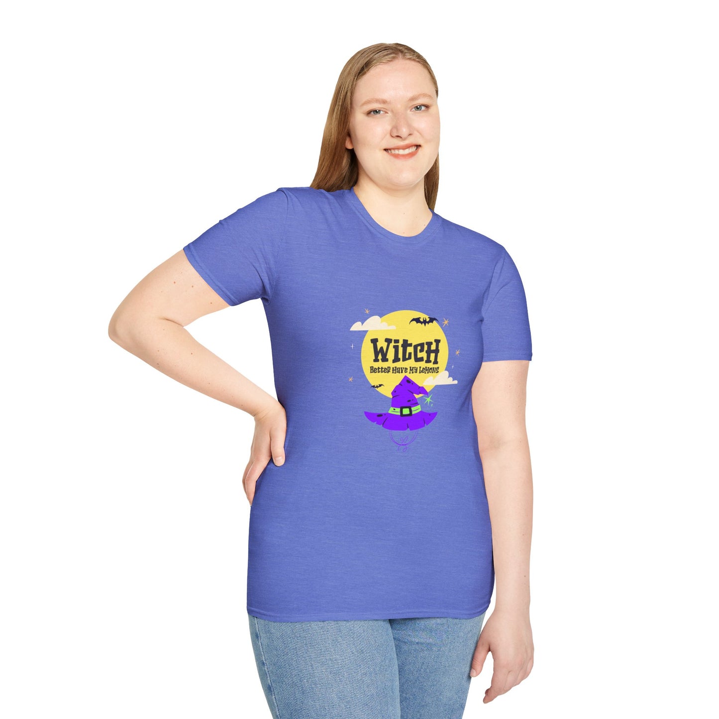 Funny Witch Moon Unisex T-Shirt - Witch Better Have My Lemons Halloween Tee