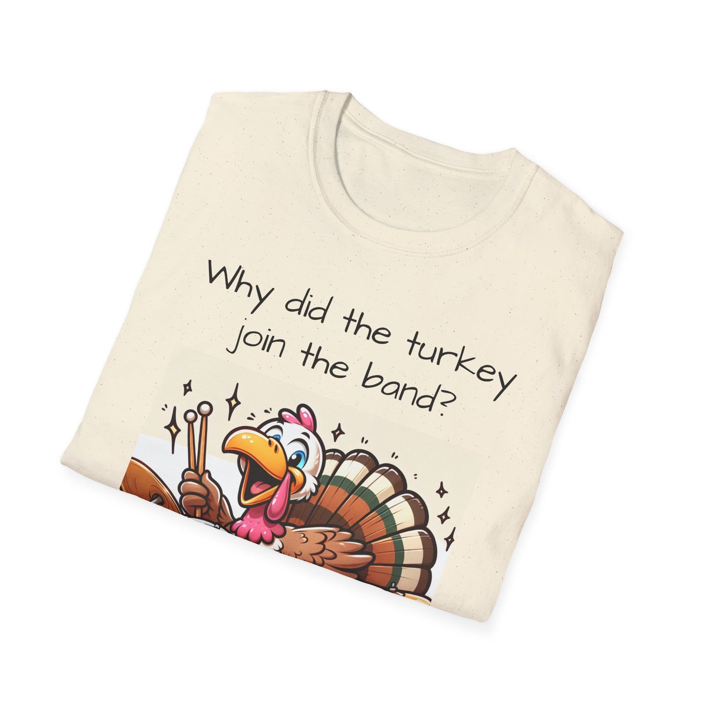 Funny Thanksgiving Turkey Drummer T-Shirt