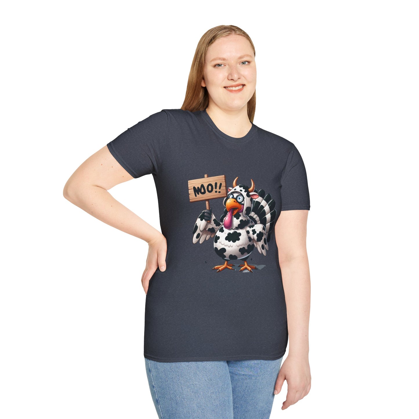 Unisex Tee - Cow-Turkey Funny Thanksgiving Shirt