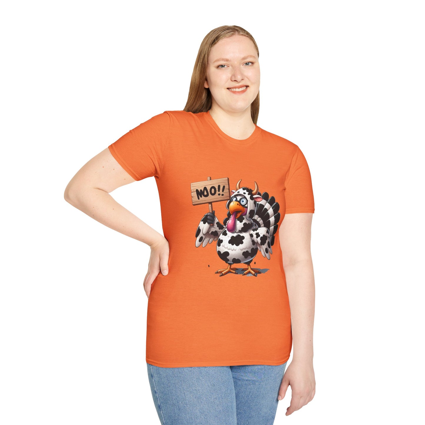 Unisex Tee - Cow-Turkey Funny Thanksgiving Shirt