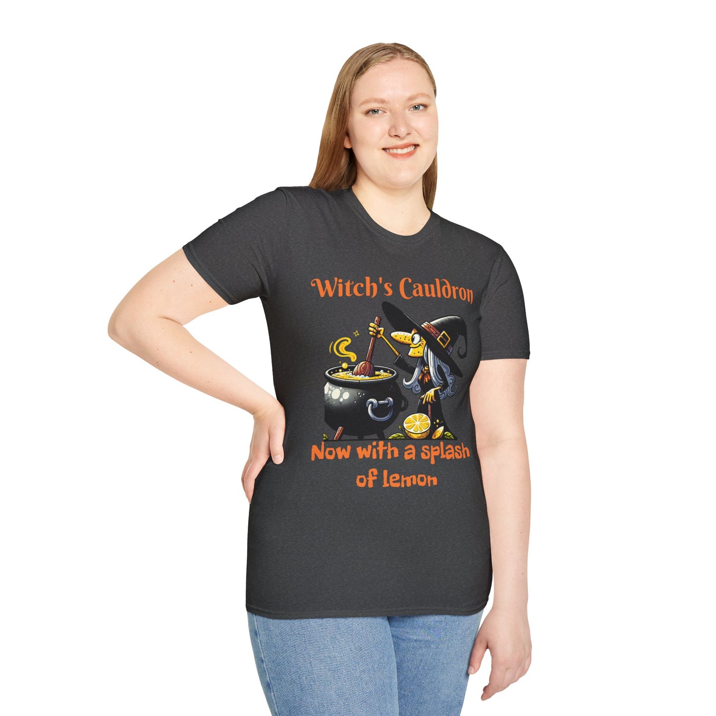 Halloween Witch Cauldron Softstyle T-Shirt