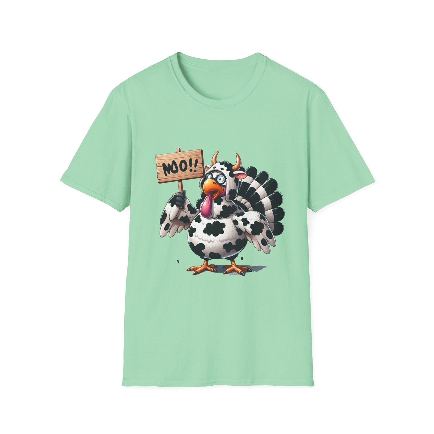 Unisex Tee - Cow-Turkey Funny Thanksgiving Shirt
