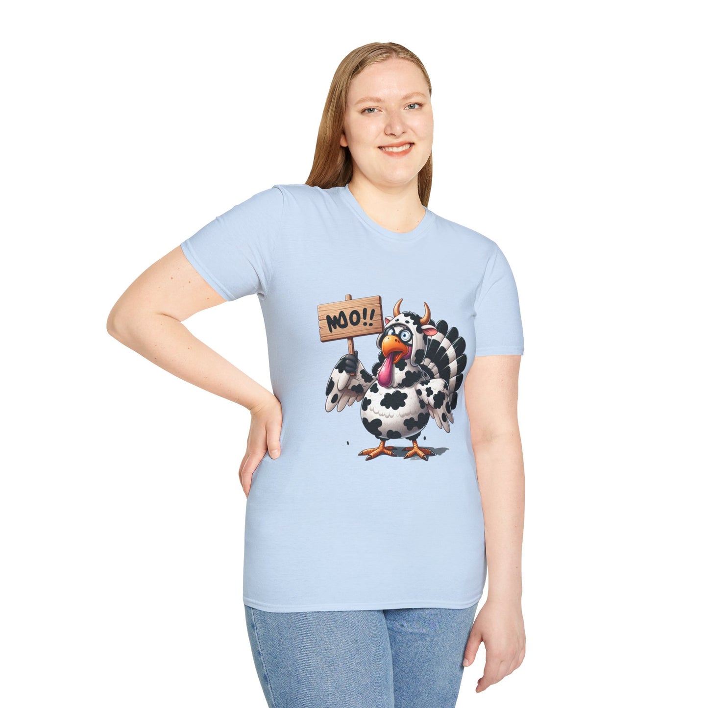 Unisex Tee - Cow-Turkey Funny Thanksgiving Shirt