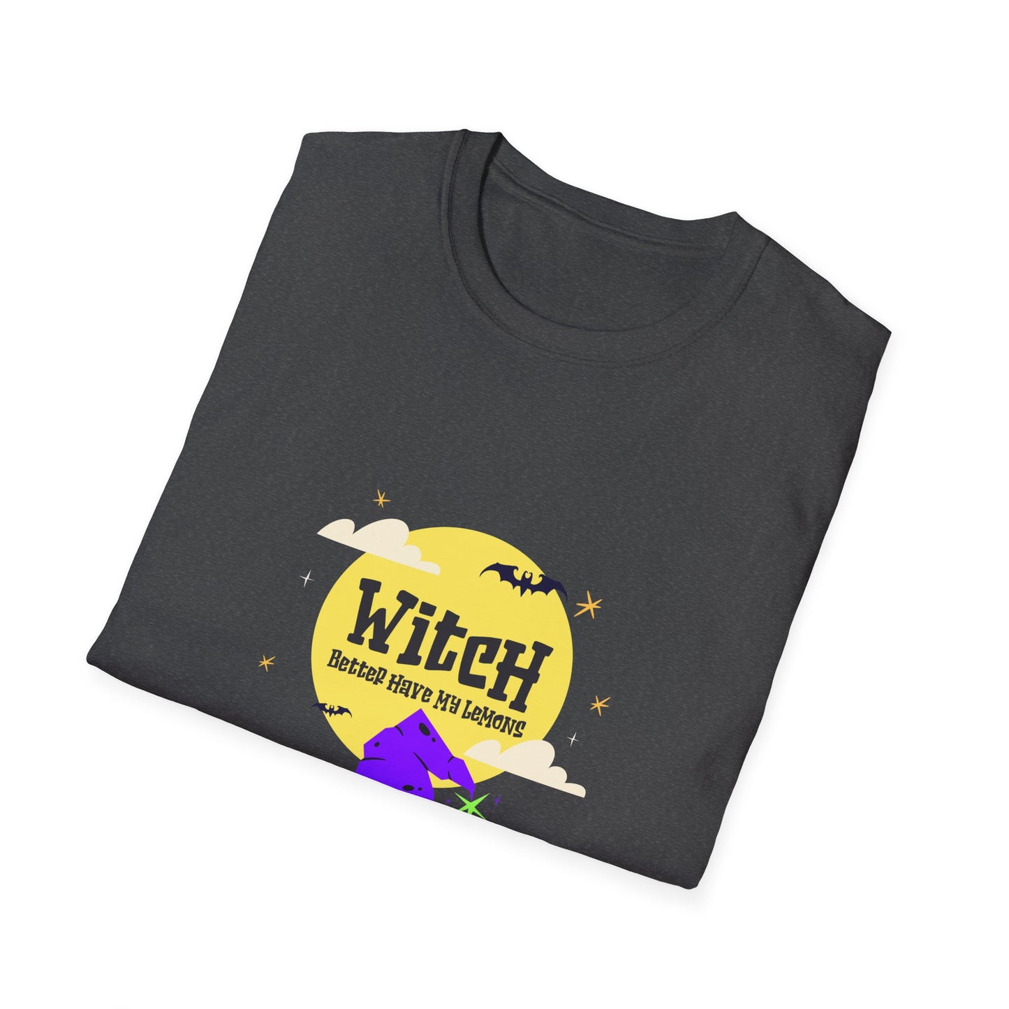 Funny Witch Moon Unisex T-Shirt - Witch Better Have My Lemons Halloween Tee