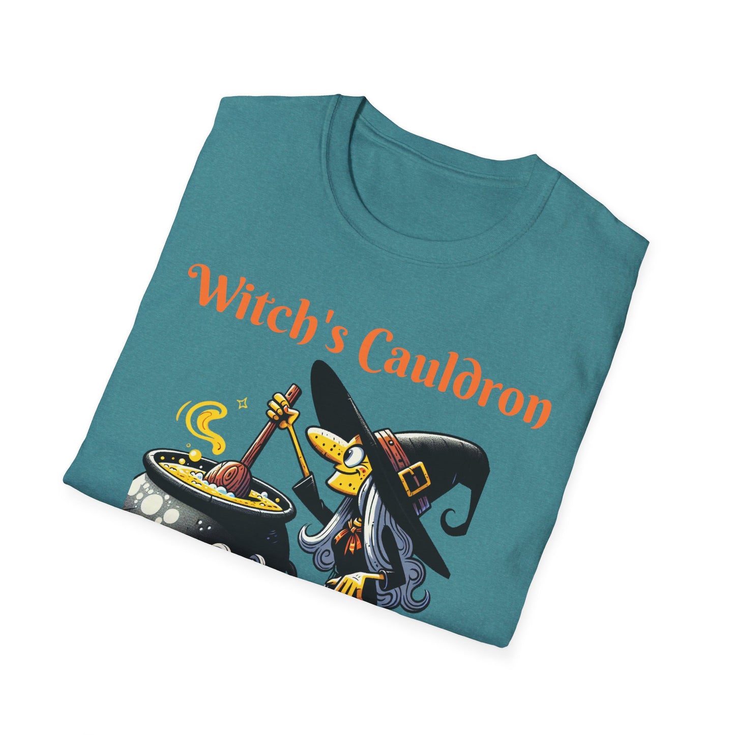Halloween Witch Cauldron Softstyle T-Shirt