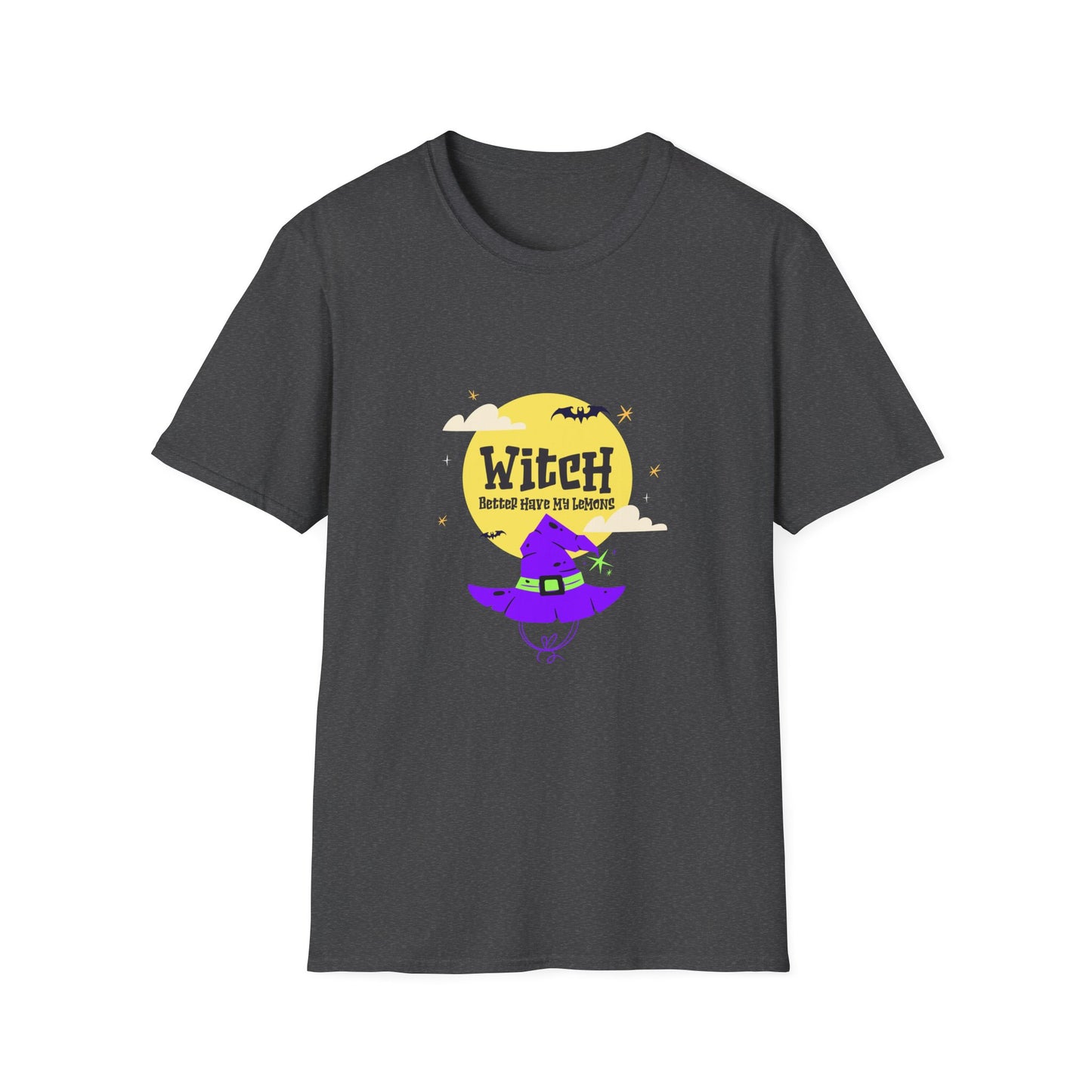 Funny Witch Moon Unisex T-Shirt - Witch Better Have My Lemons Halloween Tee