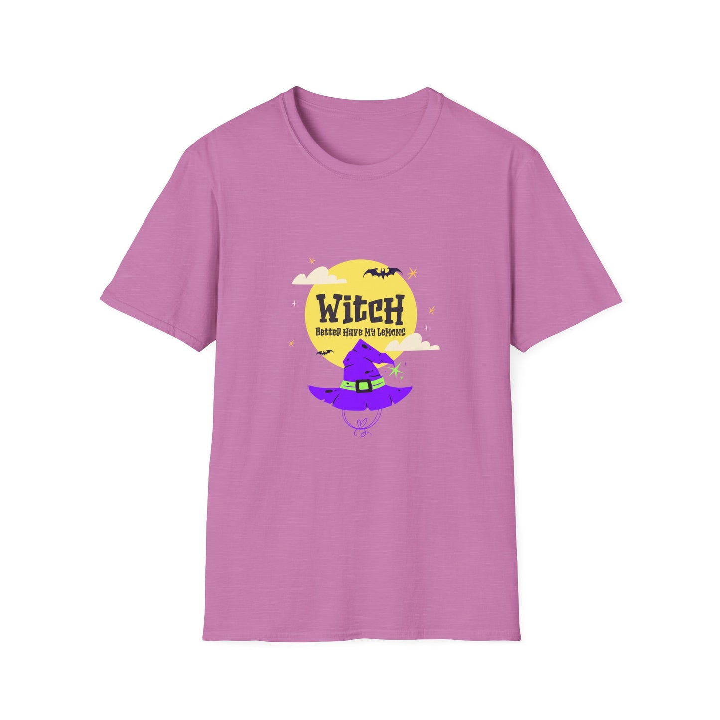 Funny Witch Moon Unisex T-Shirt - Witch Better Have My Lemons Halloween Tee