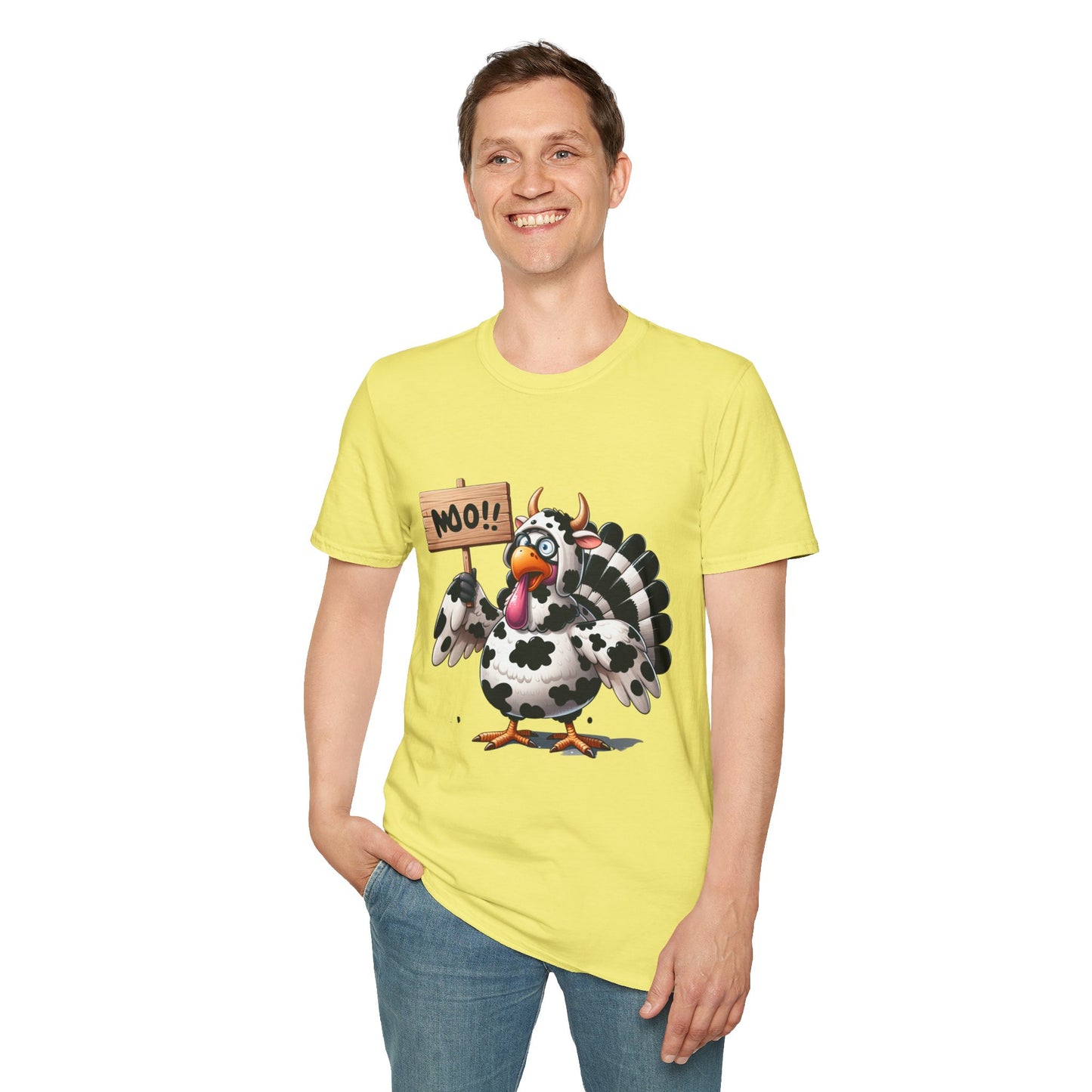 Unisex Tee - Cow-Turkey Funny Thanksgiving Shirt