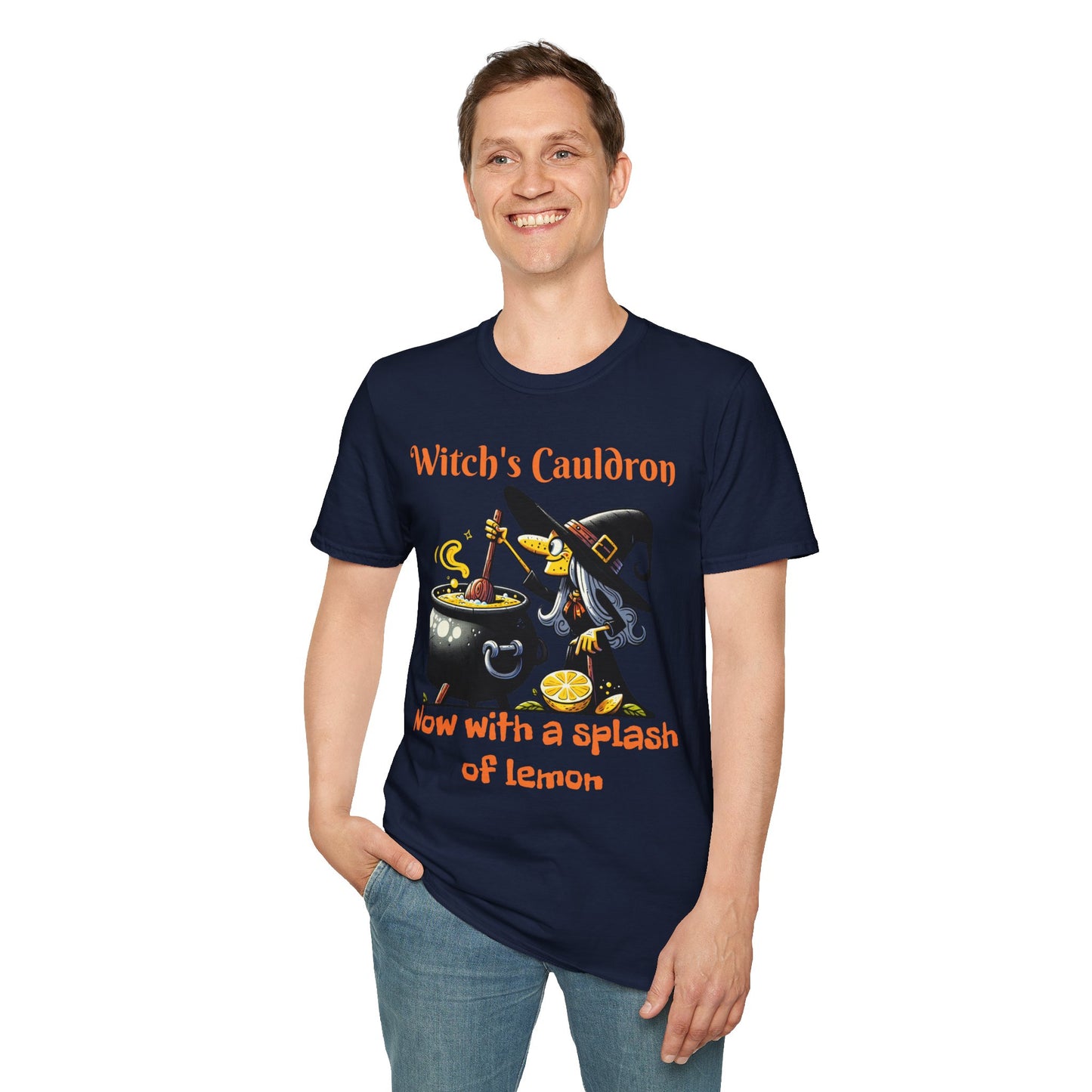 Halloween Witch Cauldron Softstyle T-Shirt