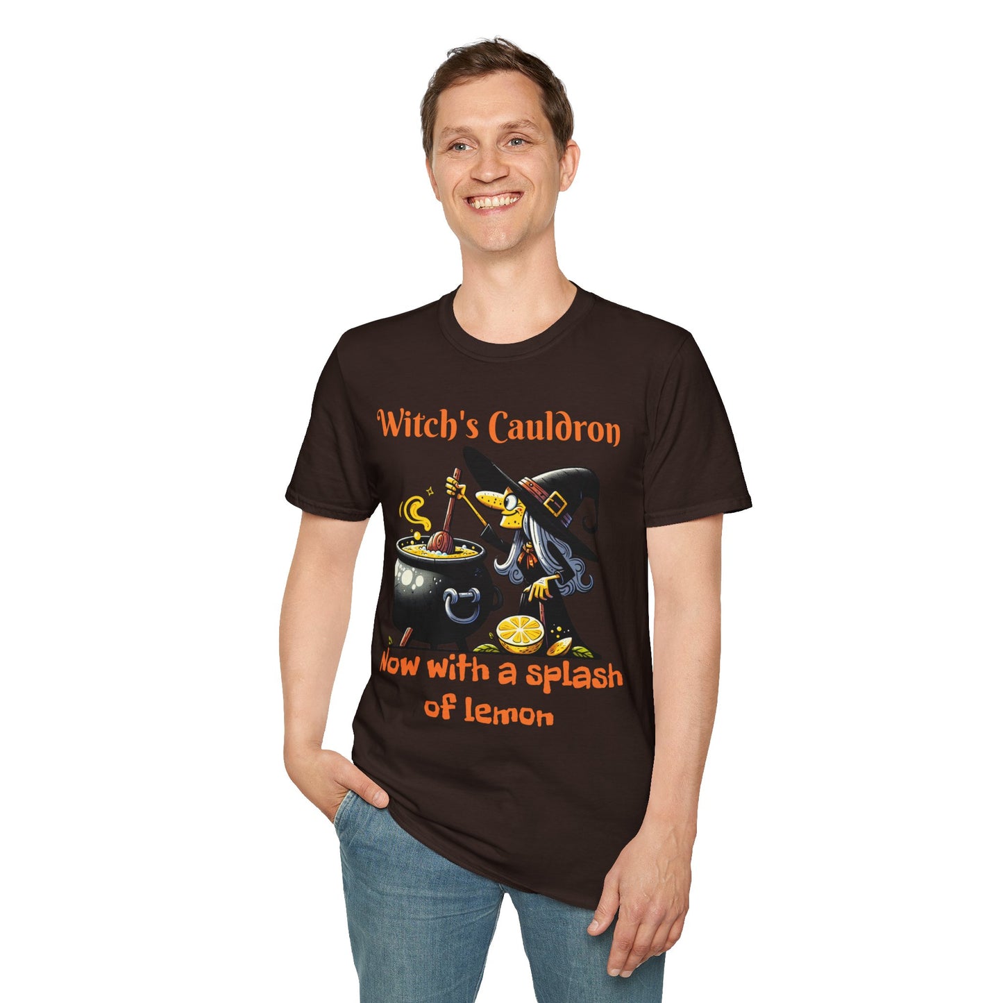 Halloween Witch Cauldron Softstyle T-Shirt