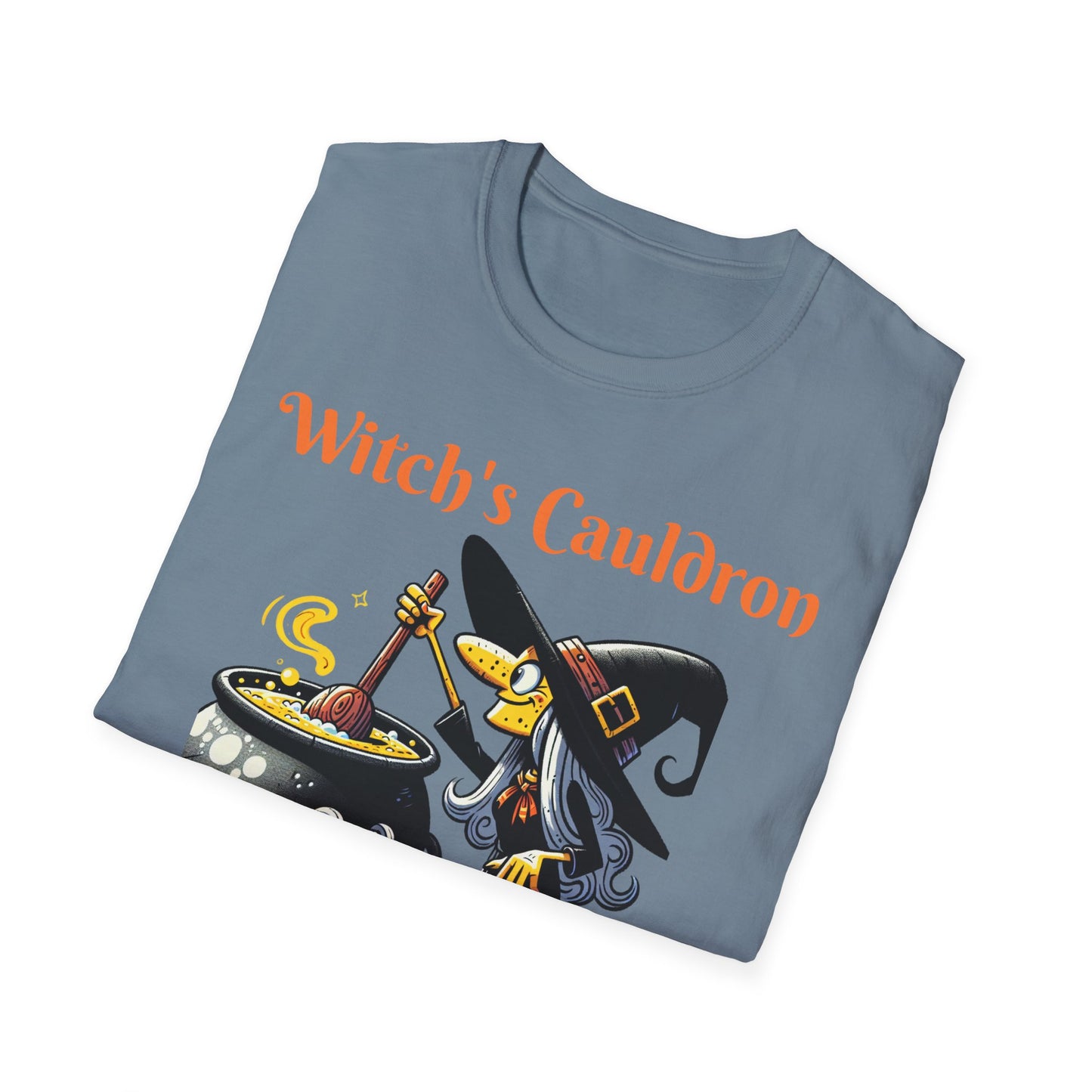 Halloween Witch Cauldron Softstyle T-Shirt