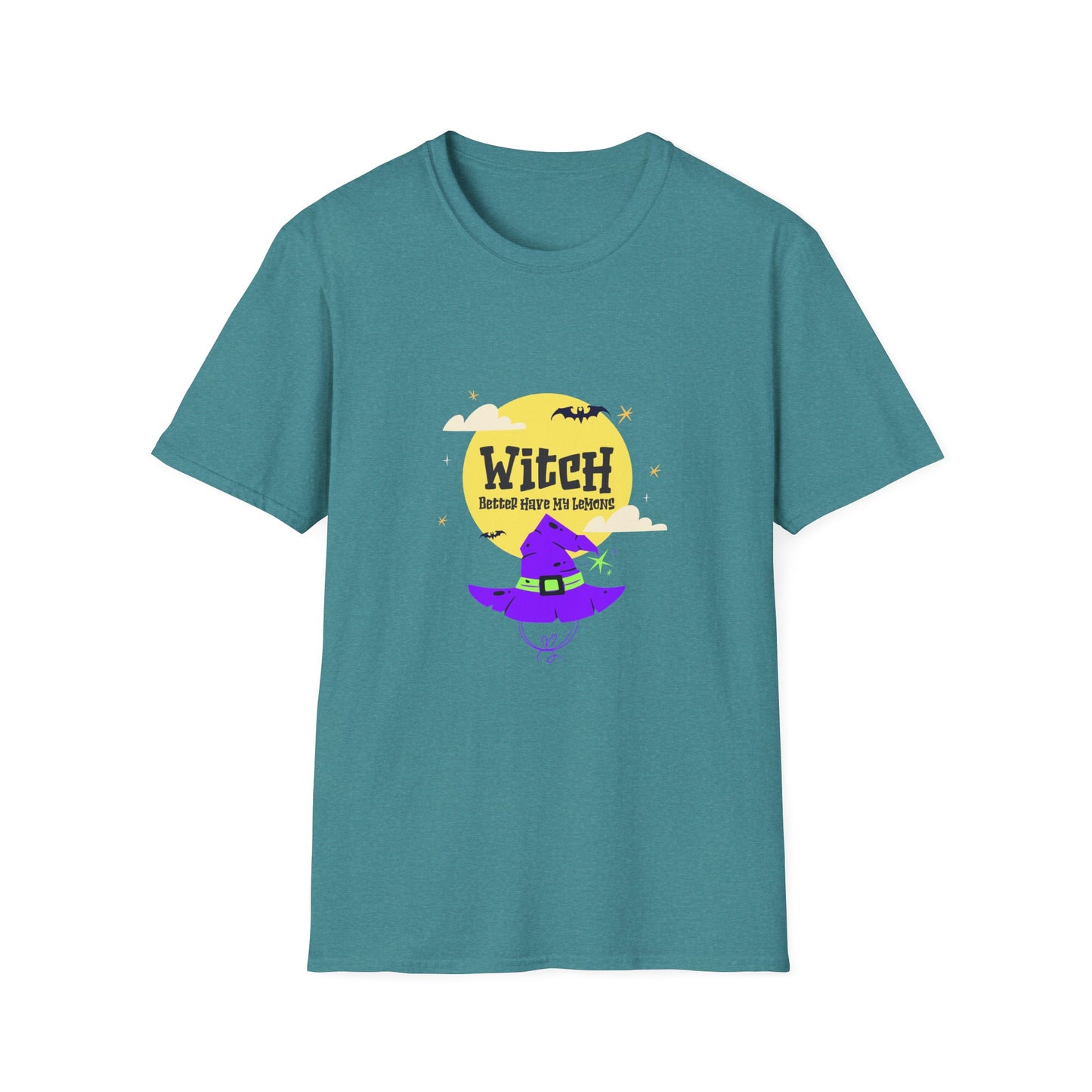 Funny Witch Moon Unisex T-Shirt - Witch Better Have My Lemons Halloween Tee