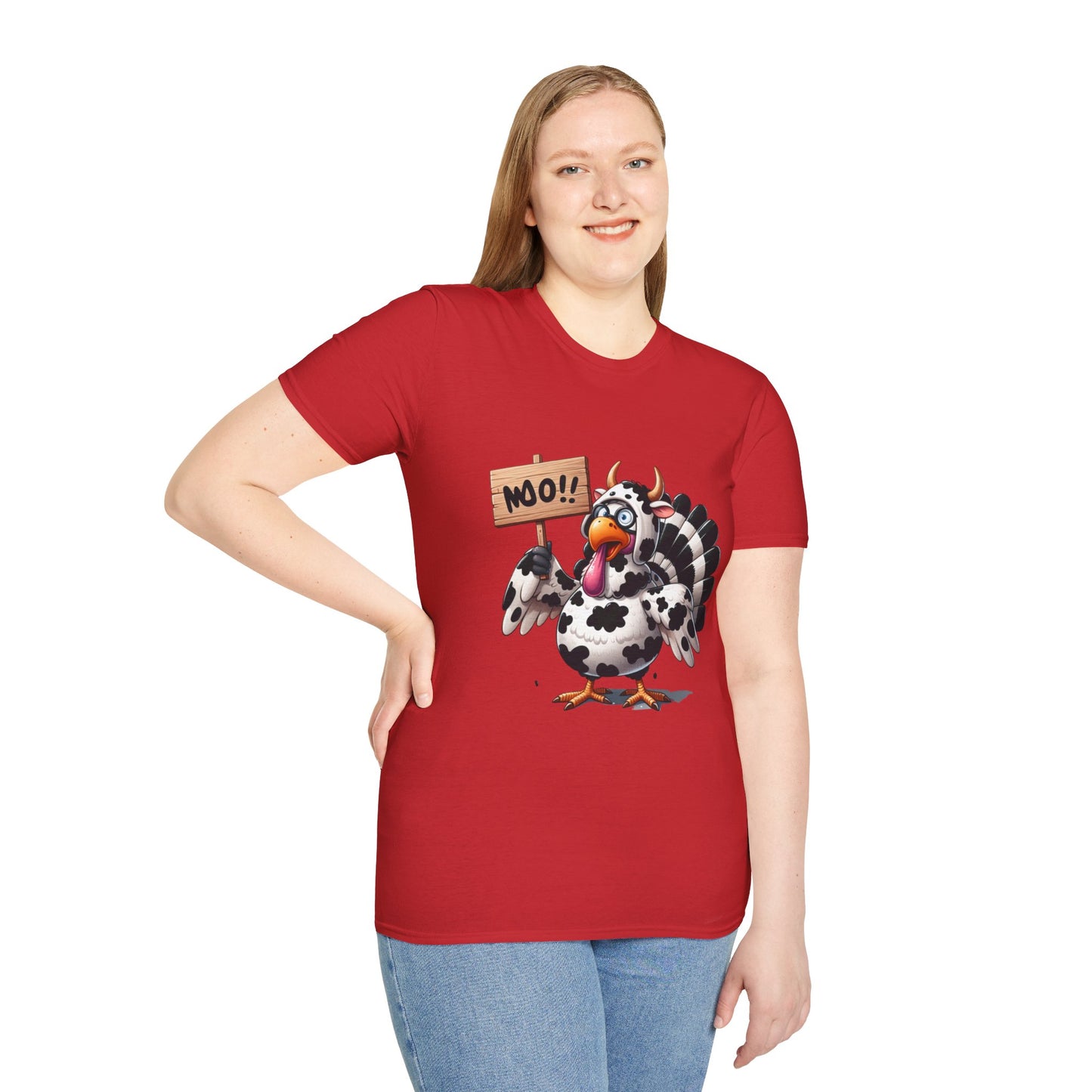 Unisex Tee - Cow-Turkey Funny Thanksgiving Shirt