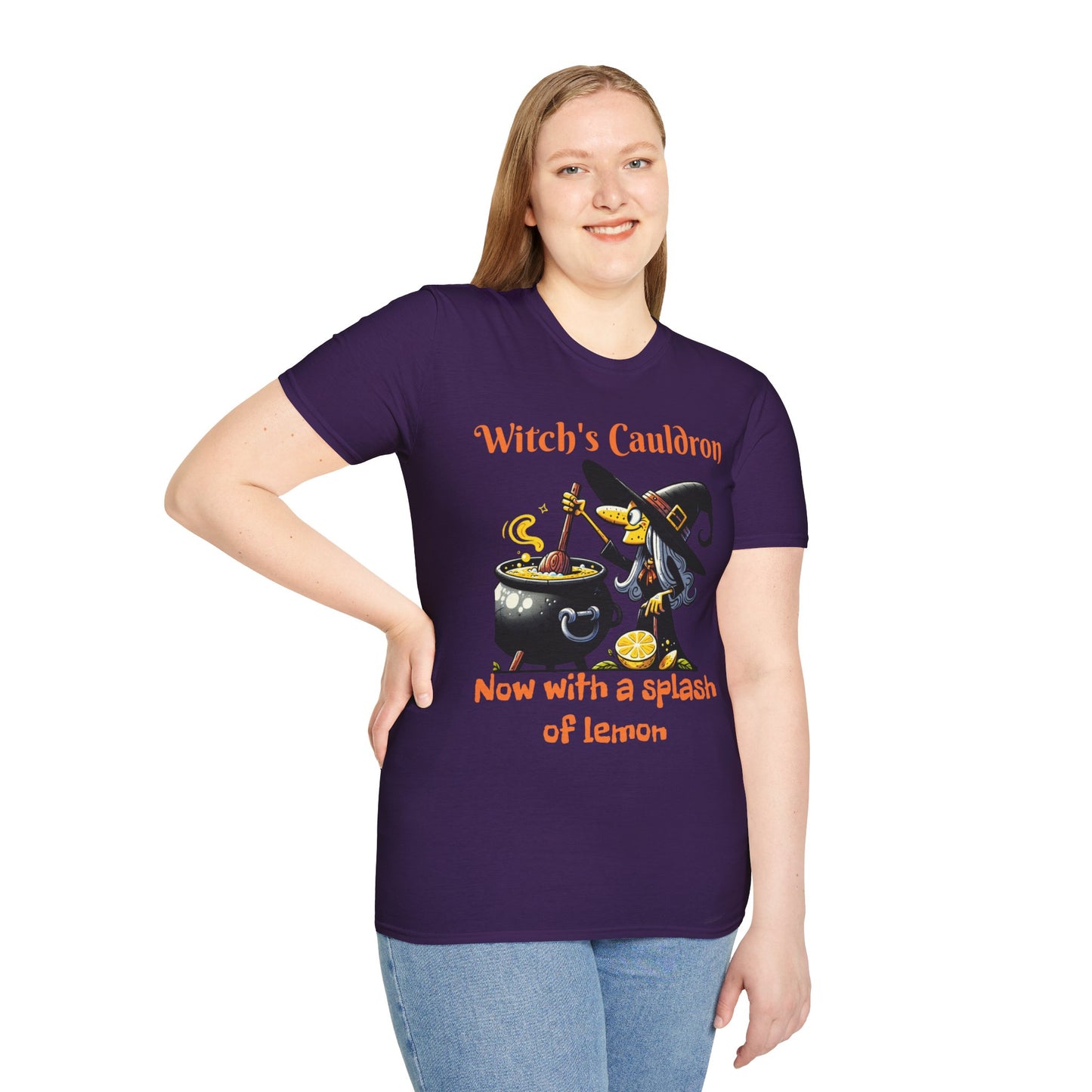 Halloween Witch Cauldron Softstyle T-Shirt