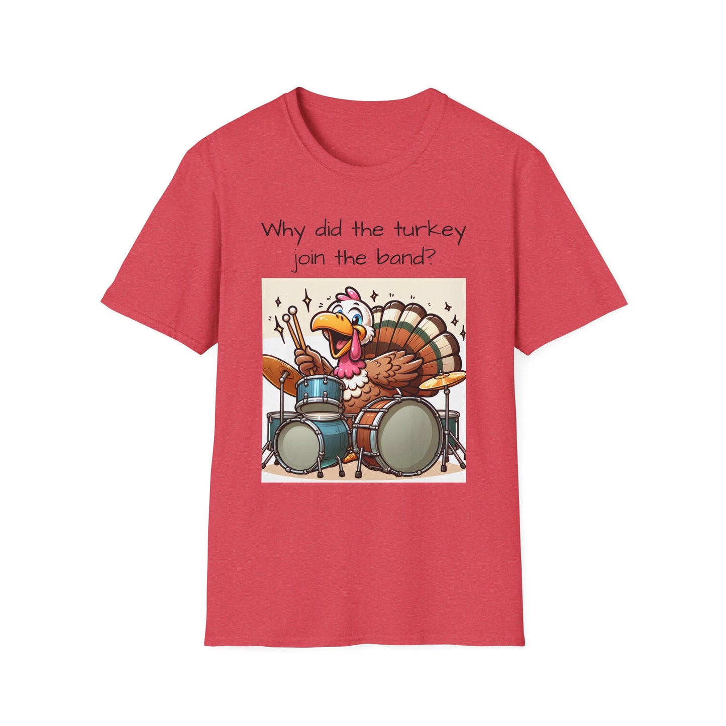Funny Thanksgiving Turkey Drummer T-Shirt
