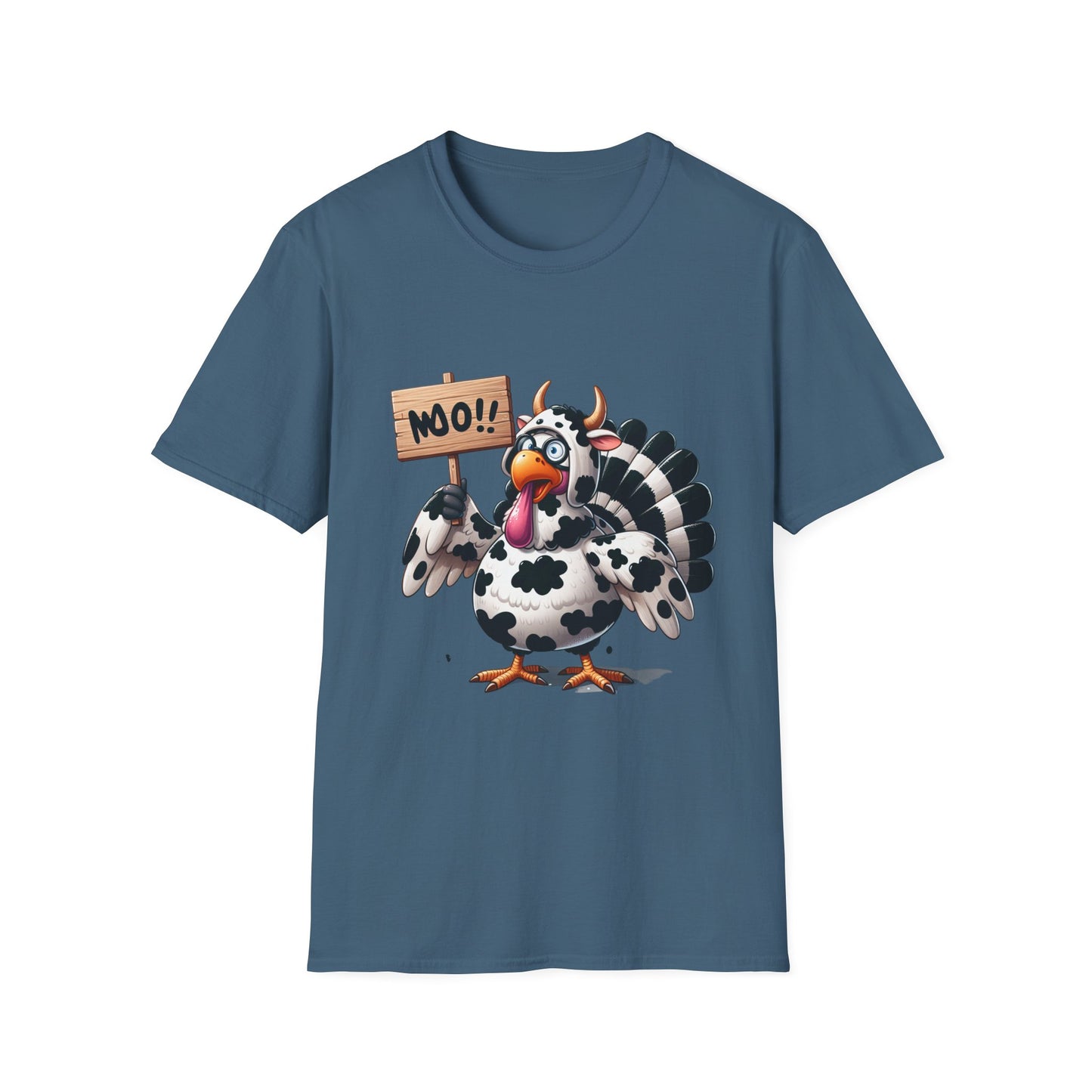 Unisex Tee - Cow-Turkey Funny Thanksgiving Shirt