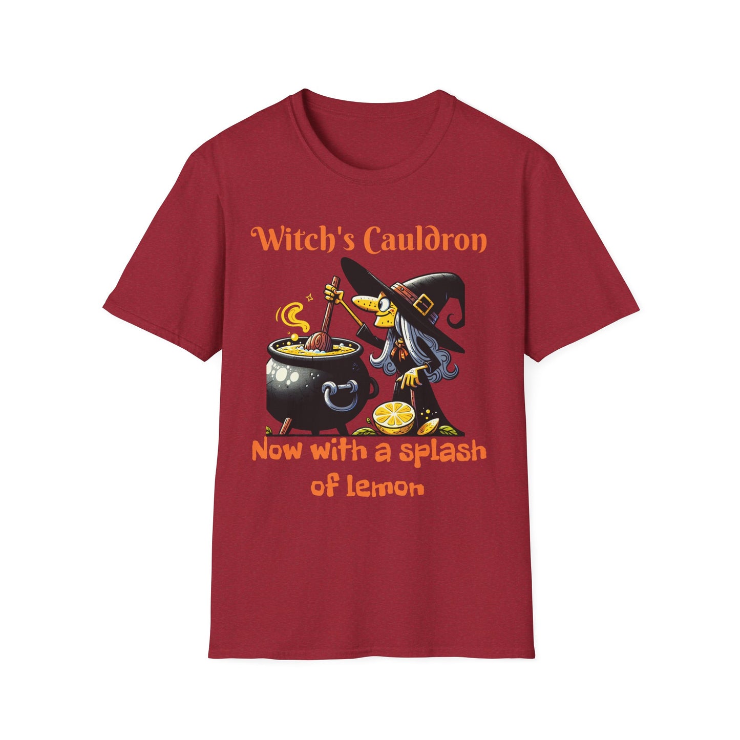 Halloween Witch Cauldron Softstyle T-Shirt