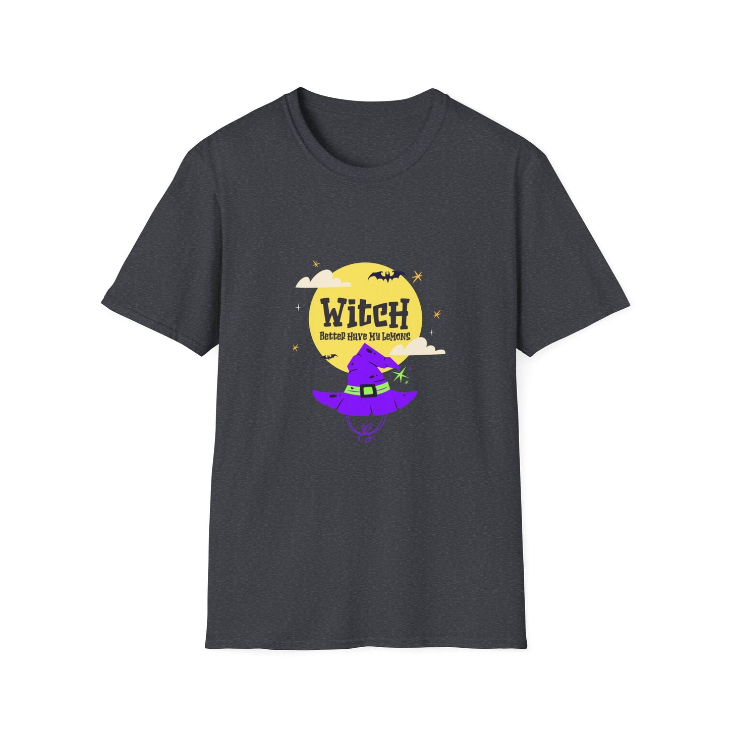 Funny Witch Moon Unisex T-Shirt - Witch Better Have My Lemons Halloween Tee