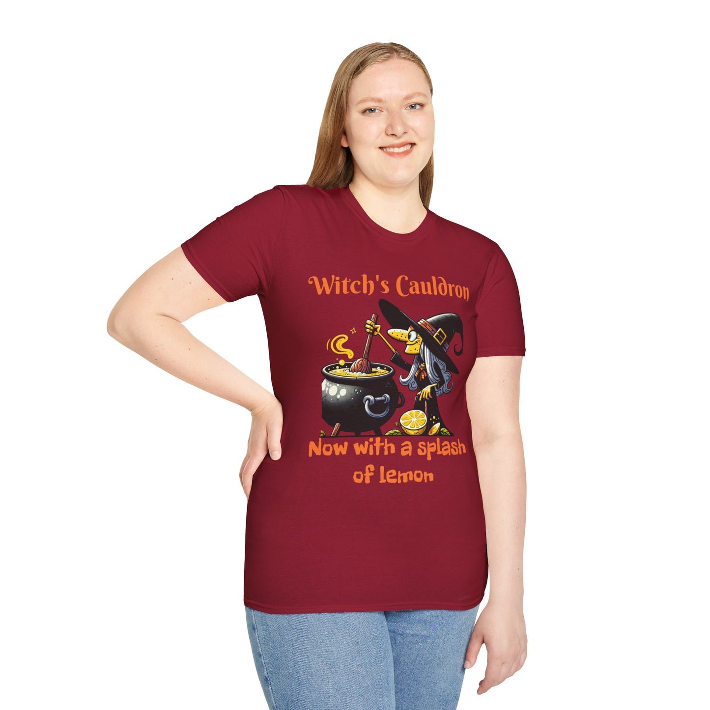 Halloween Witch Cauldron Softstyle T-Shirt