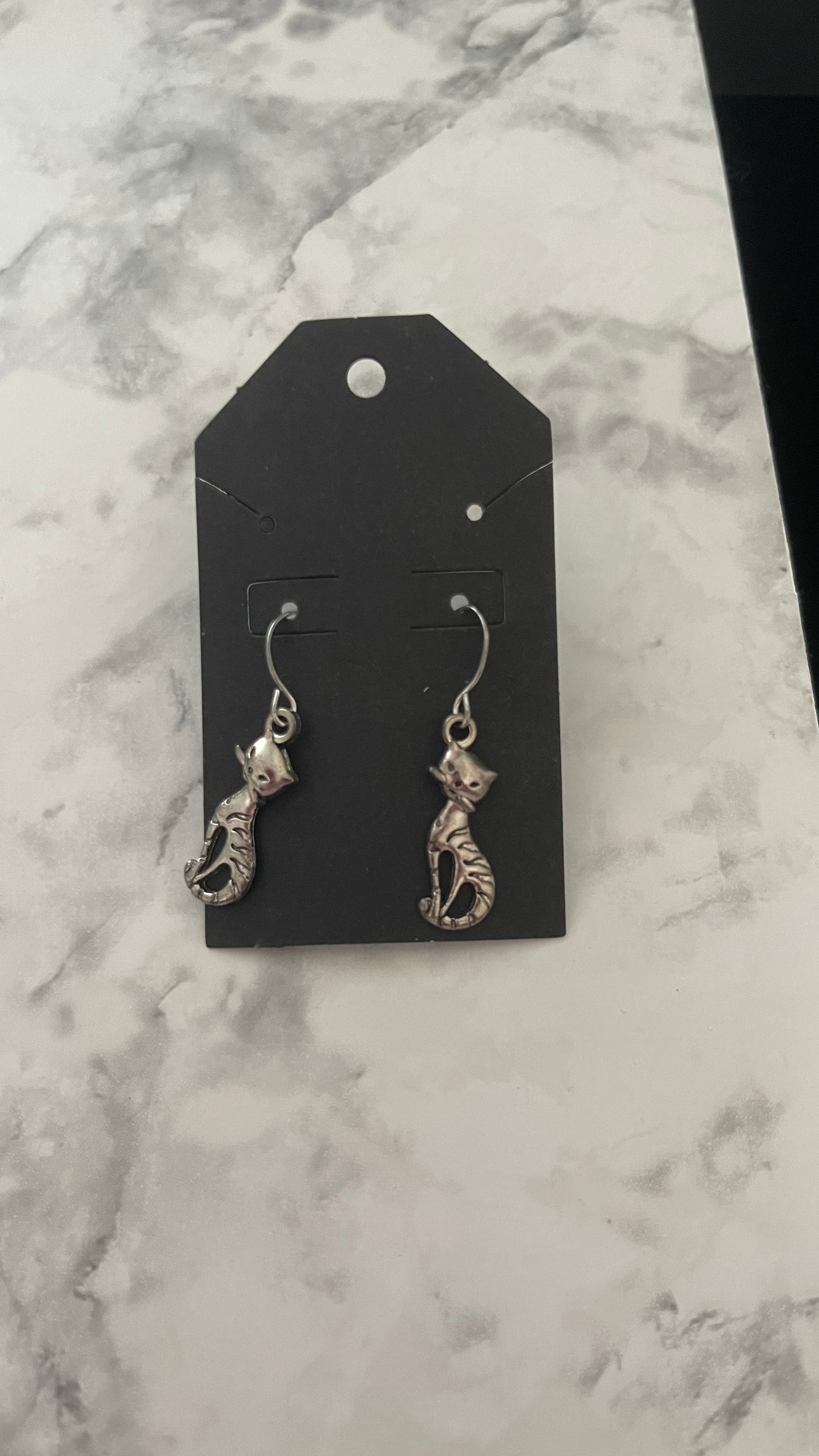 Adorable Handmade Cat Earrings | Whimsical & Elegant Jewelry