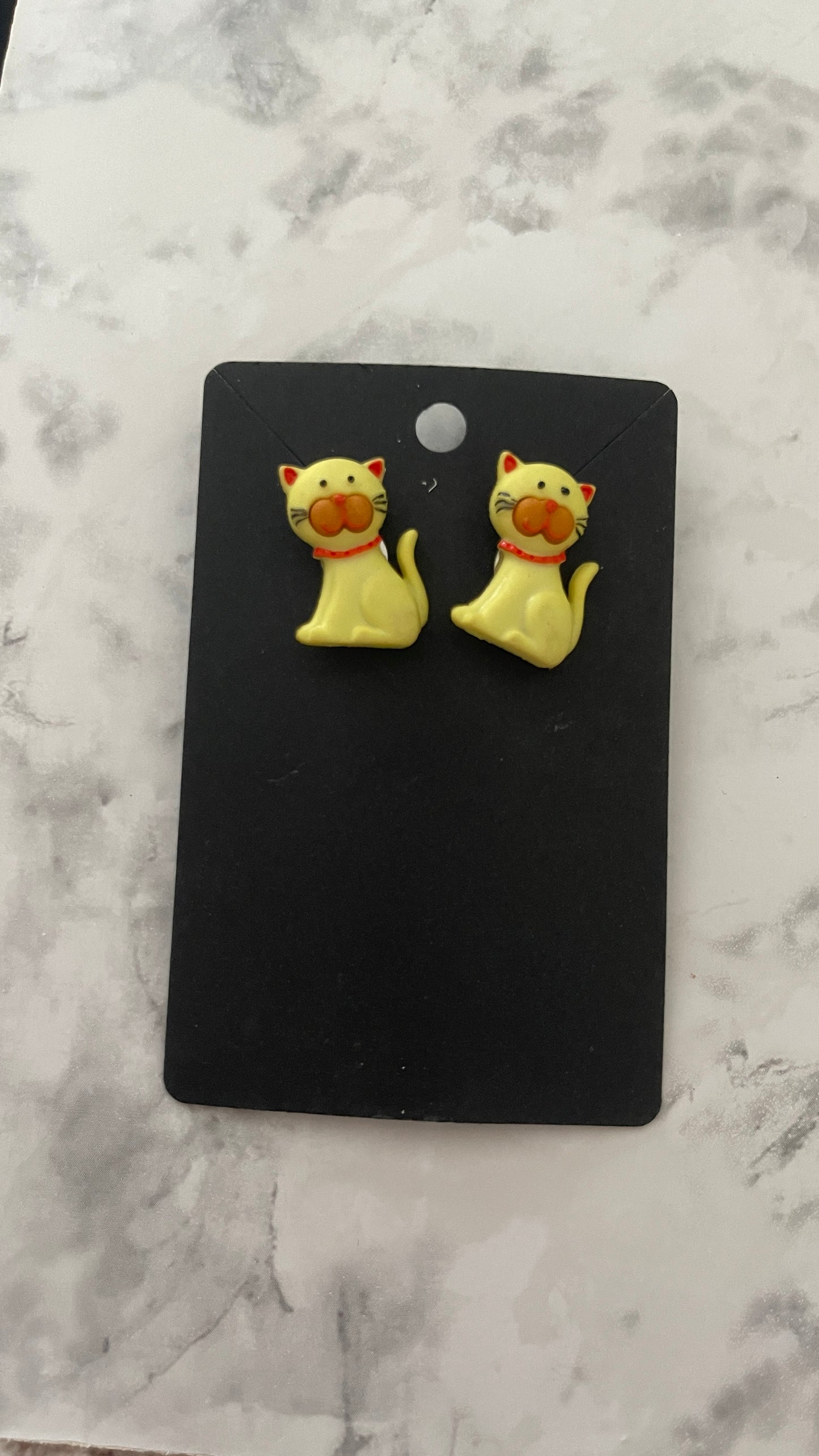 Adorable Handmade Cat Earrings | Whimsical & Elegant Jewelry
