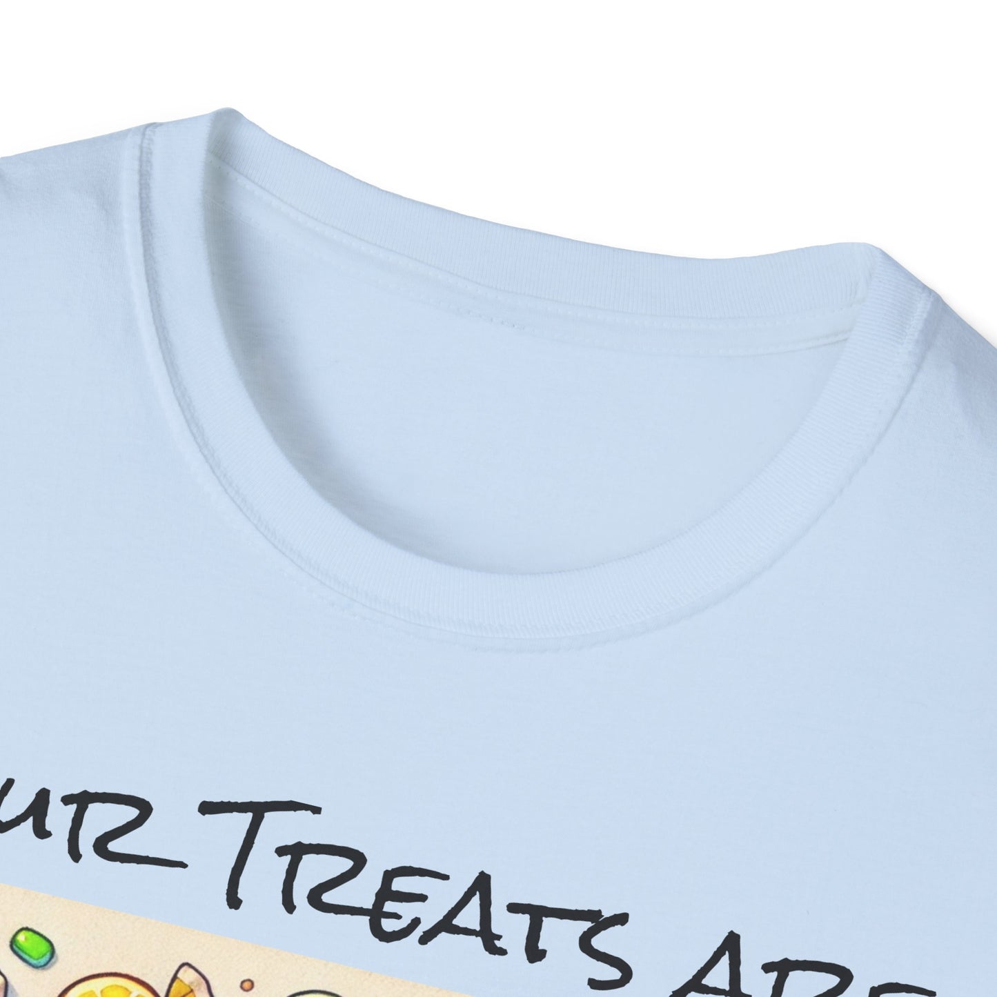 T-Shirt: Spooky Ghost Sour Treats Halloween Design