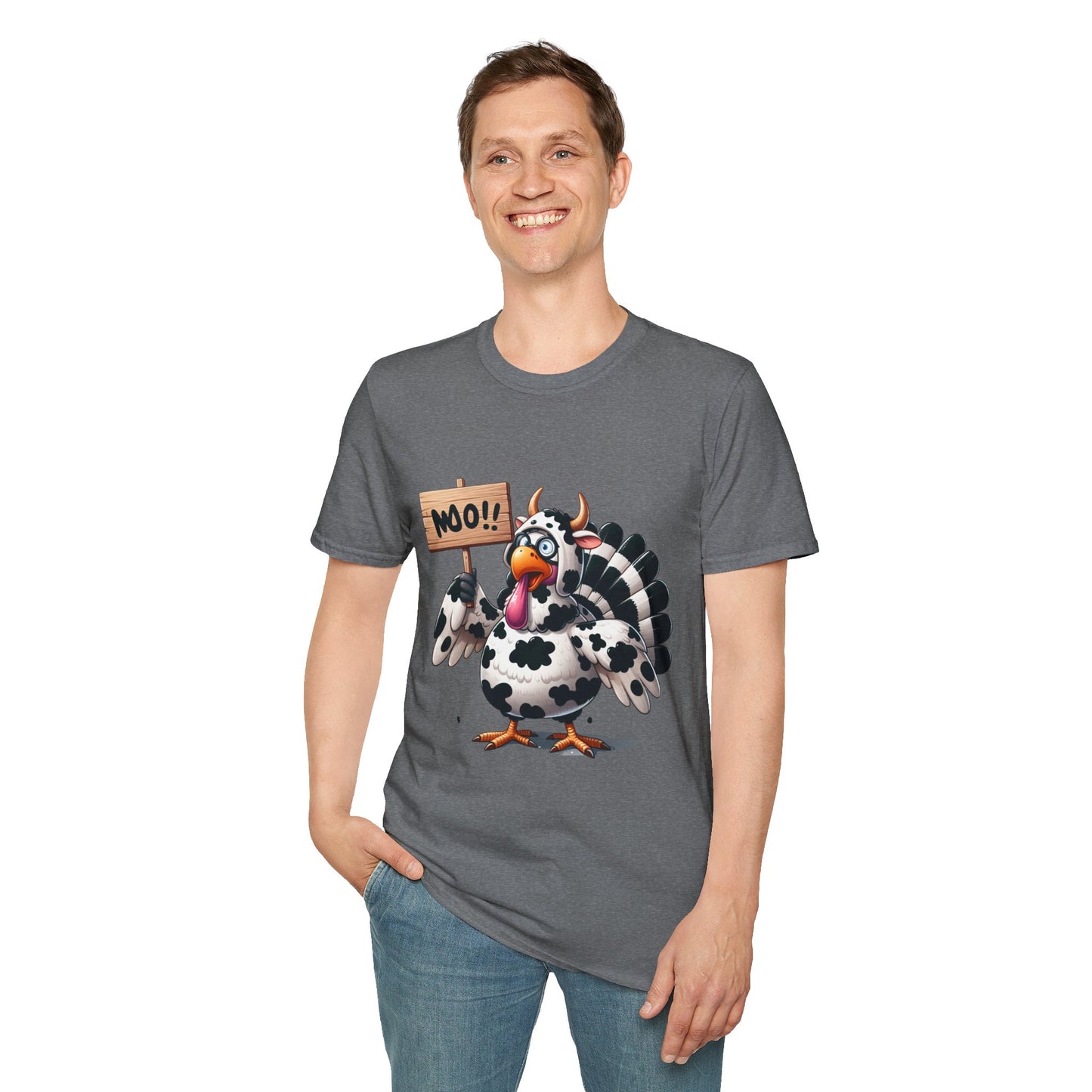 Unisex Tee - Cow-Turkey Funny Thanksgiving Shirt