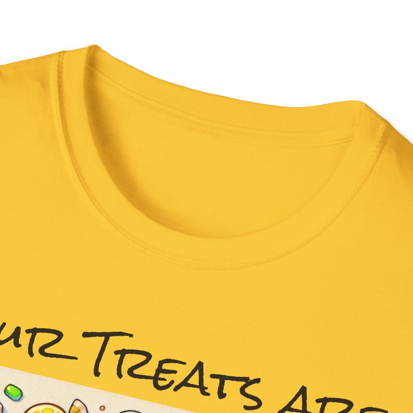 T-Shirt: Spooky Ghost Sour Treats Halloween Design