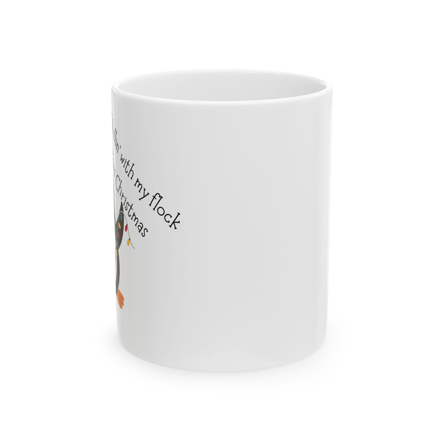 Christmas Penguin Ceramic Mug, (11oz, 15oz)